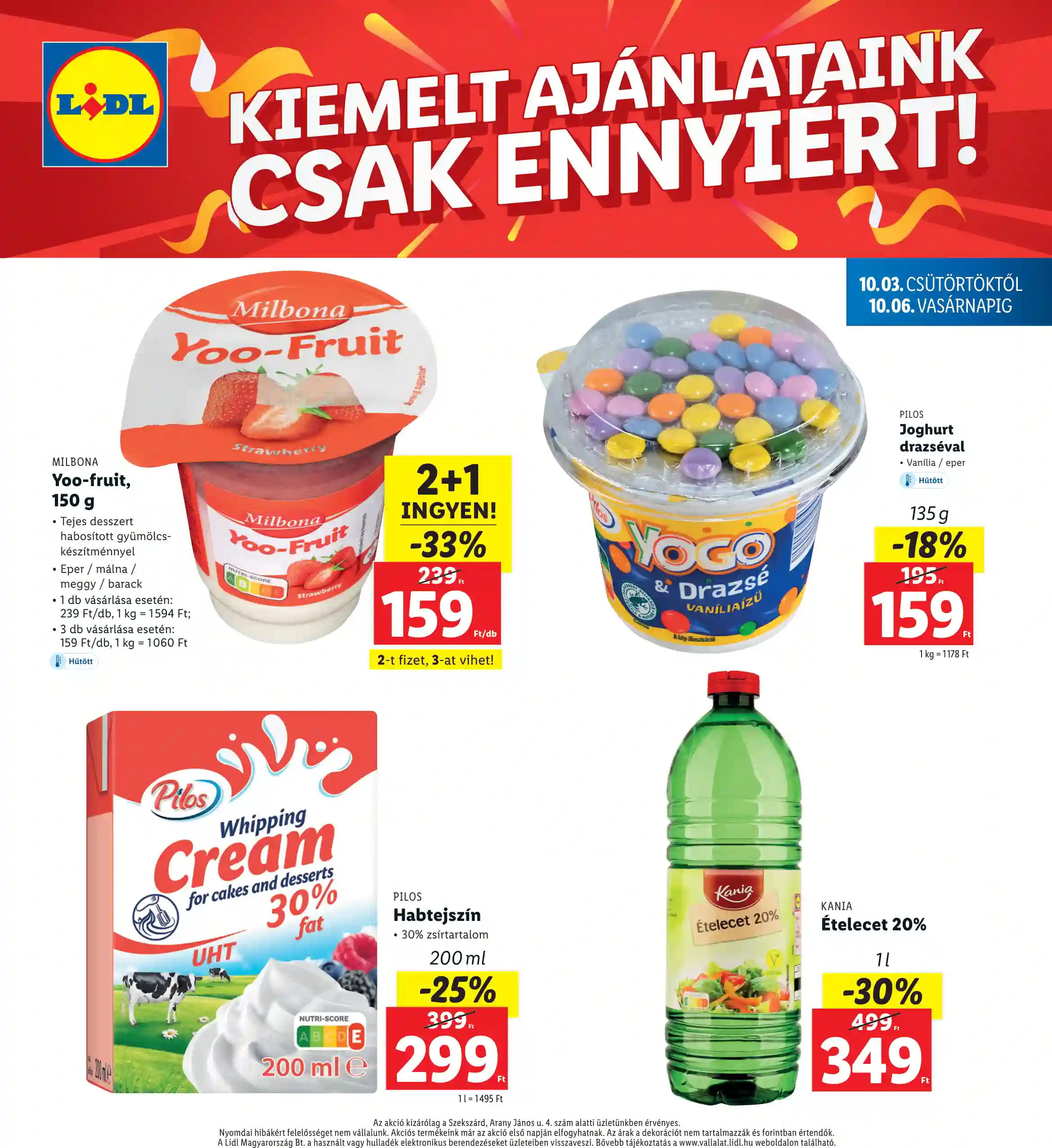 Lidl akciós újság 40. hét (4 oldal)