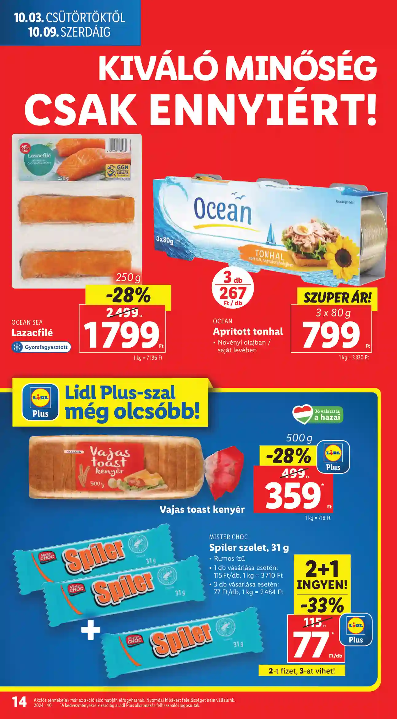 Lidl akciós újság 40. hét (6 oldal)