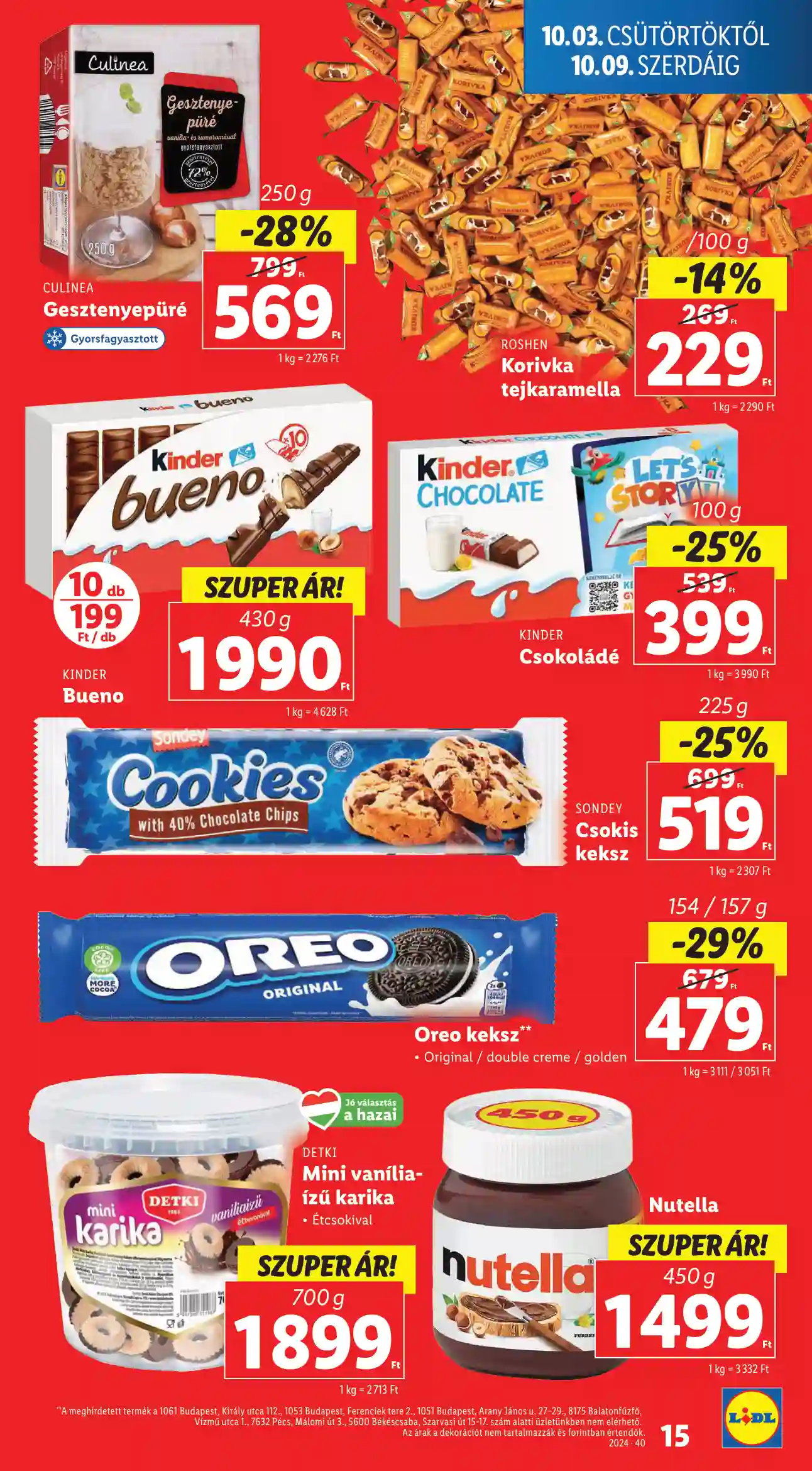 Lidl akciós újság 40. hét (7 oldal)