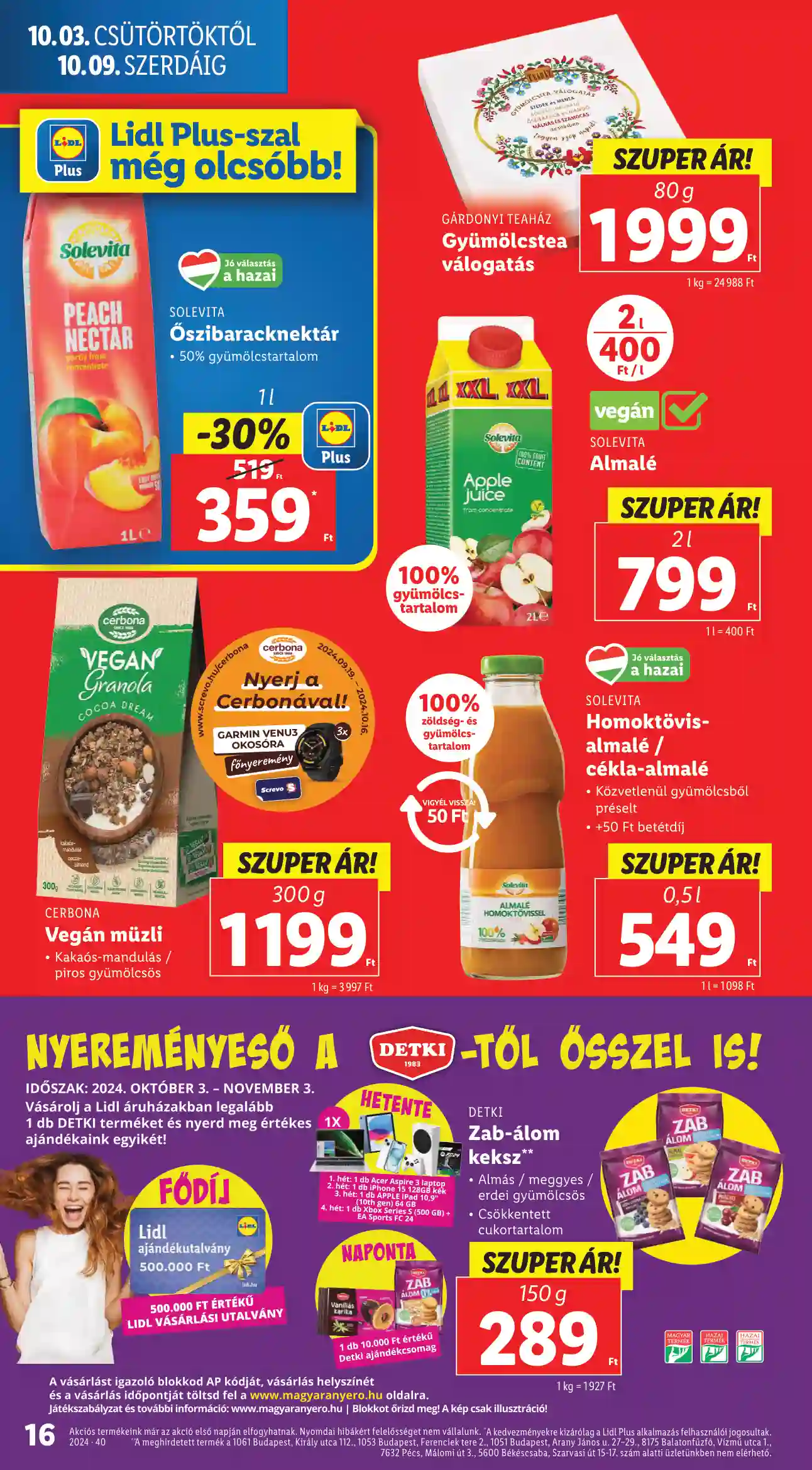 Lidl akciós újság 40. hét (8 oldal)