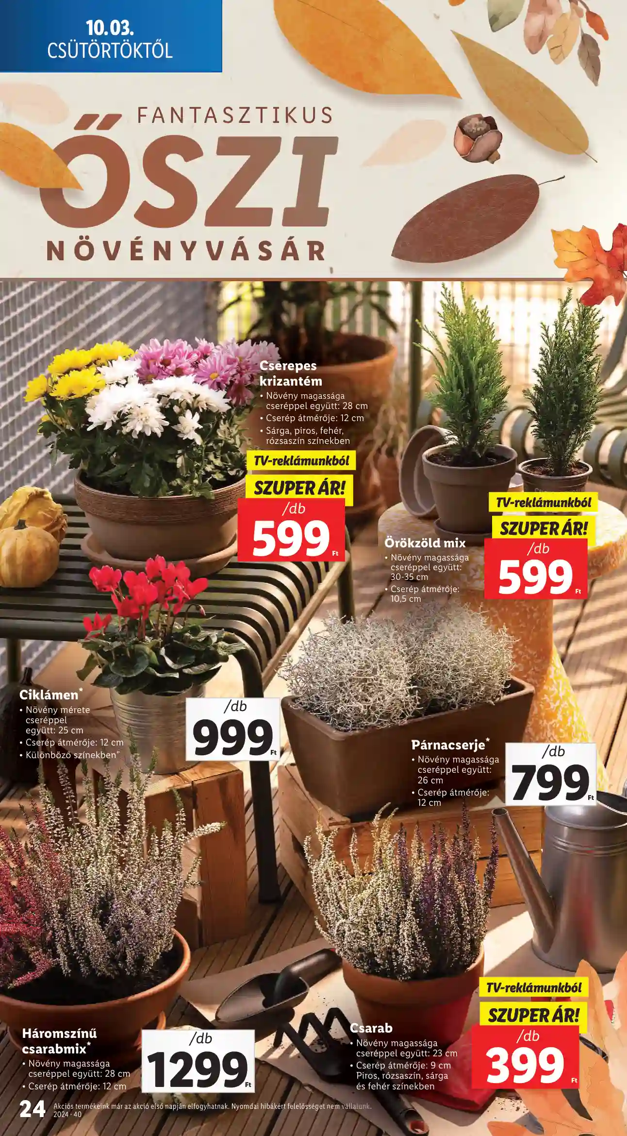 Lidl akciós újság 40. hét (17 oldal)