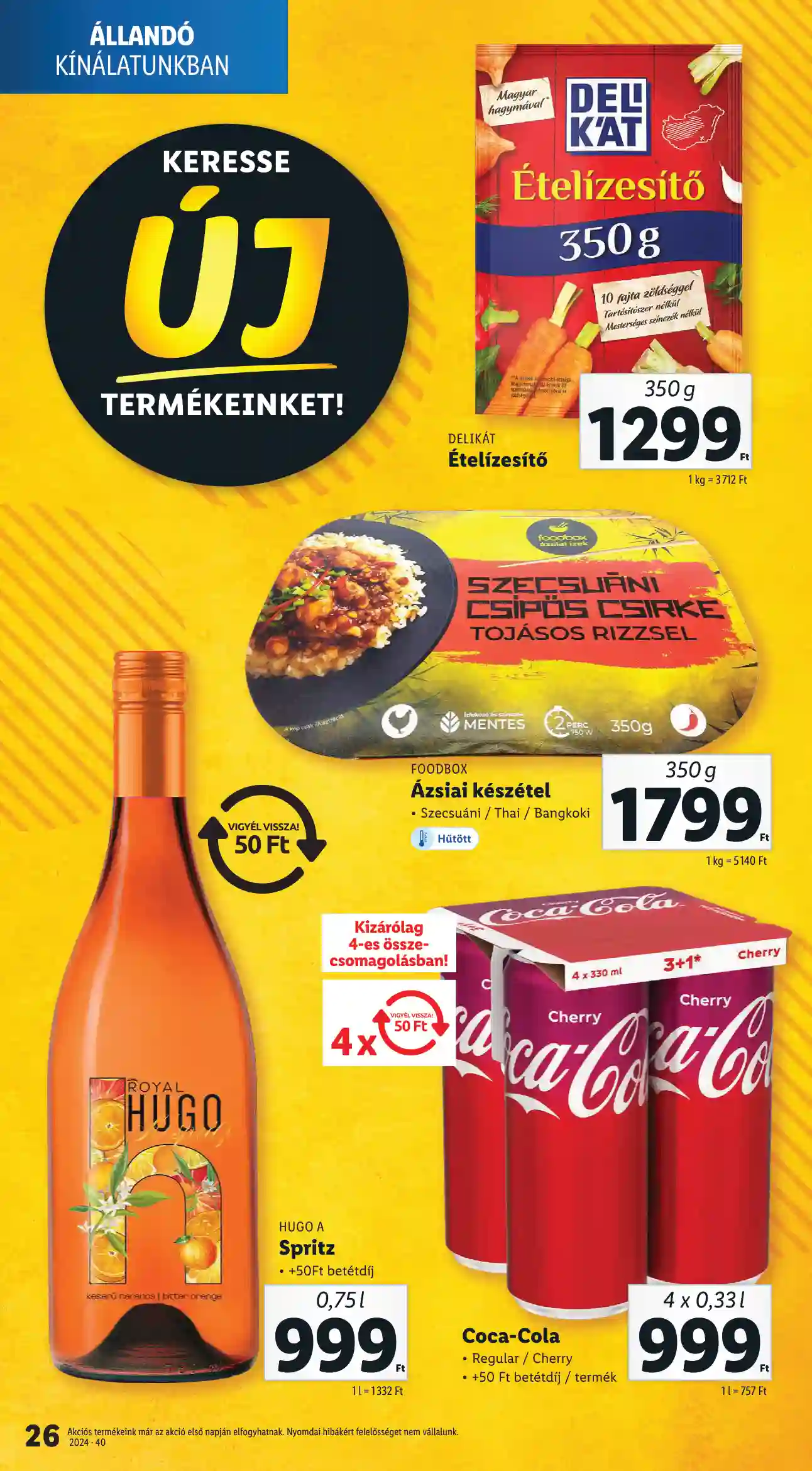 Lidl akciós újság 40. hét (19 oldal)