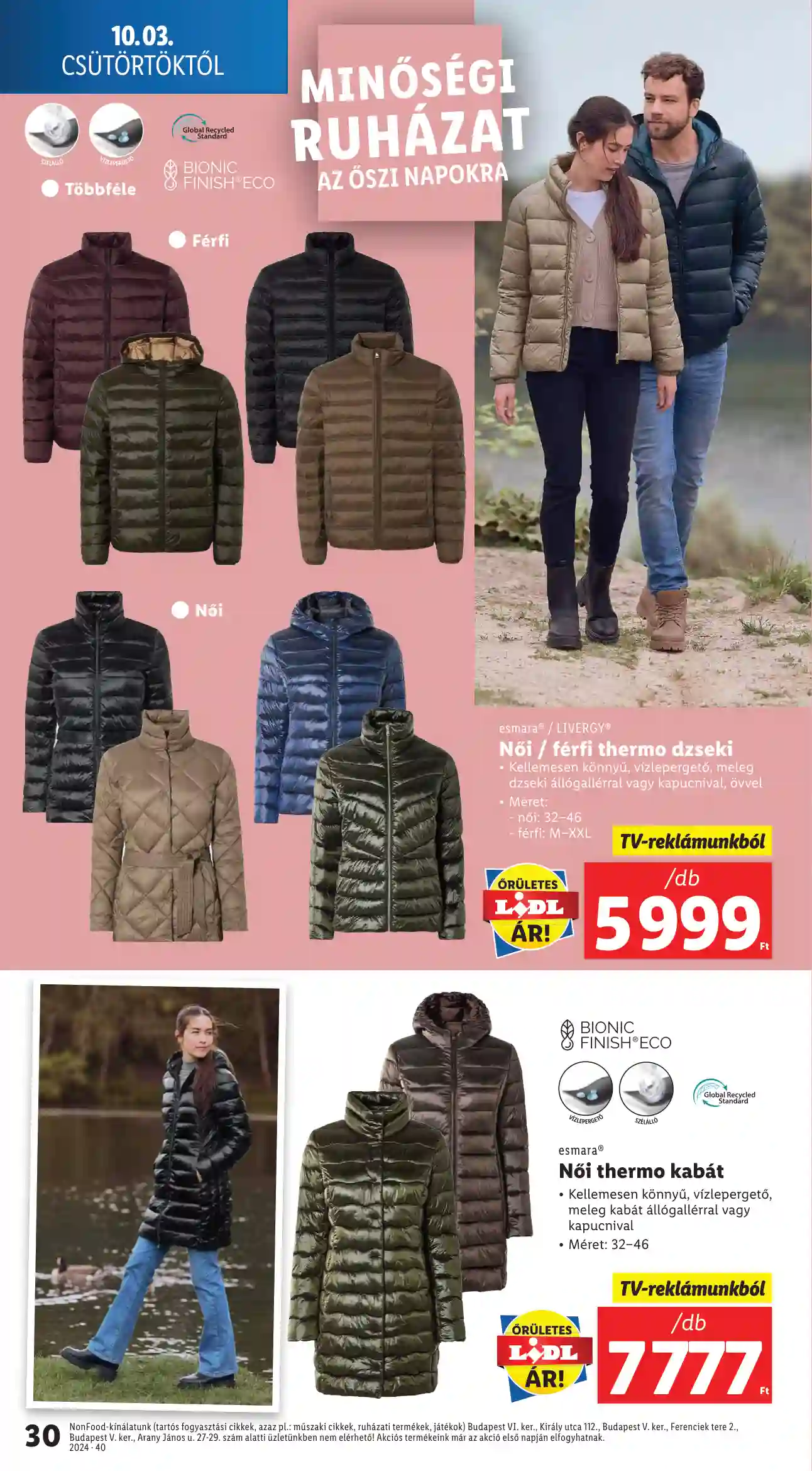 Lidl akciós újság 40. hét (23 oldal)