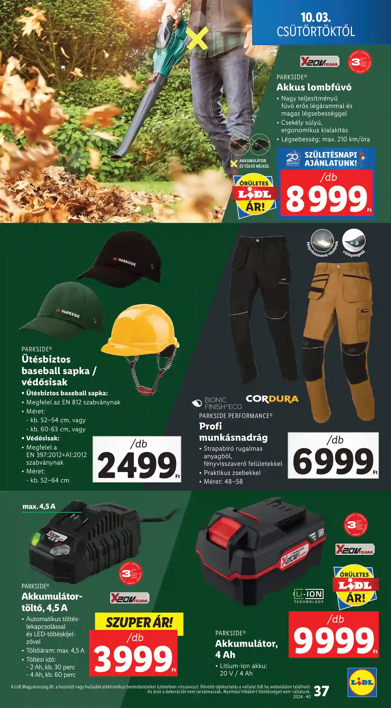 Lidl akciós újság 40. hét (31 oldal)