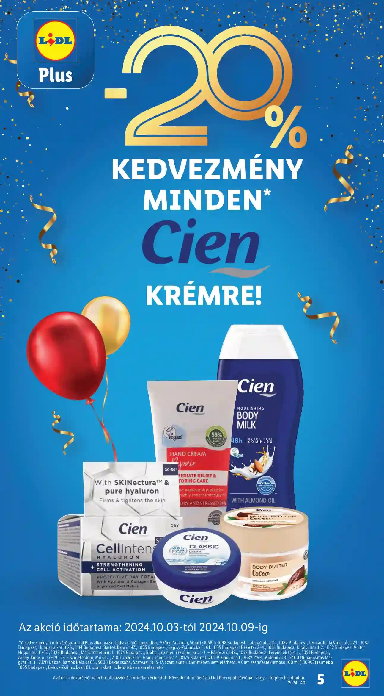 Lidl akciós újság 40. hét (35 oldal)