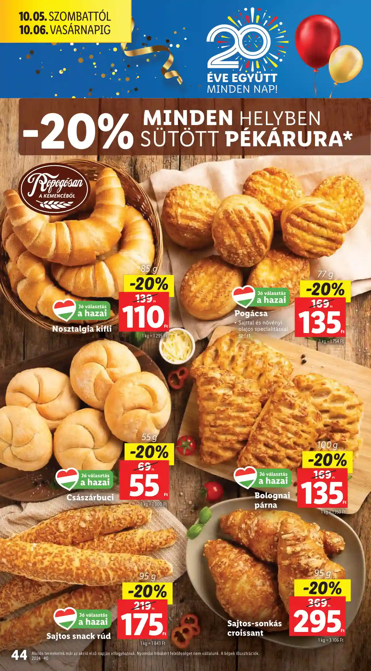 Lidl akciós újság 40. hét (39 oldal)