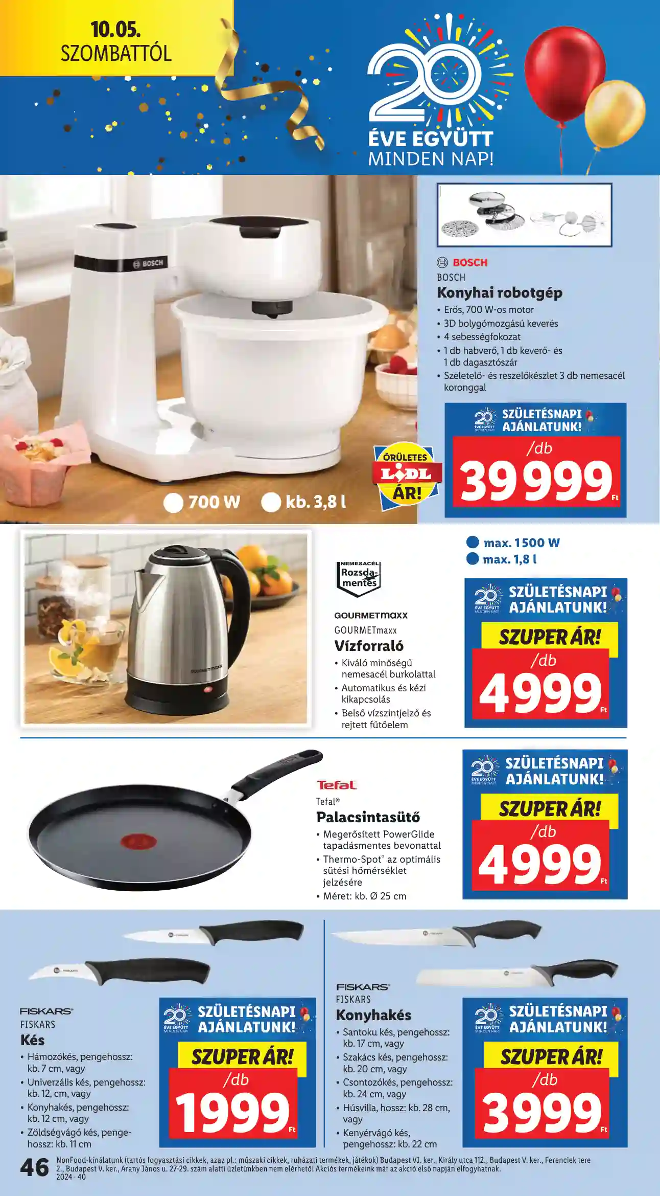 Lidl akciós újság 40. hét (41 oldal)