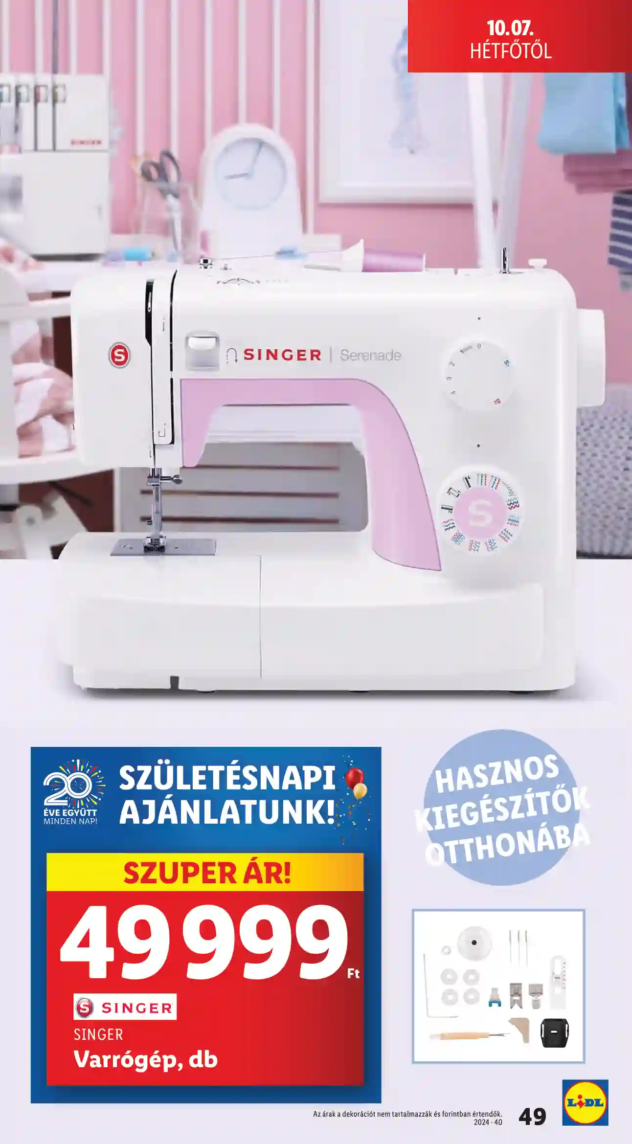 Lidl akciós újság 40. hét (44 oldal)