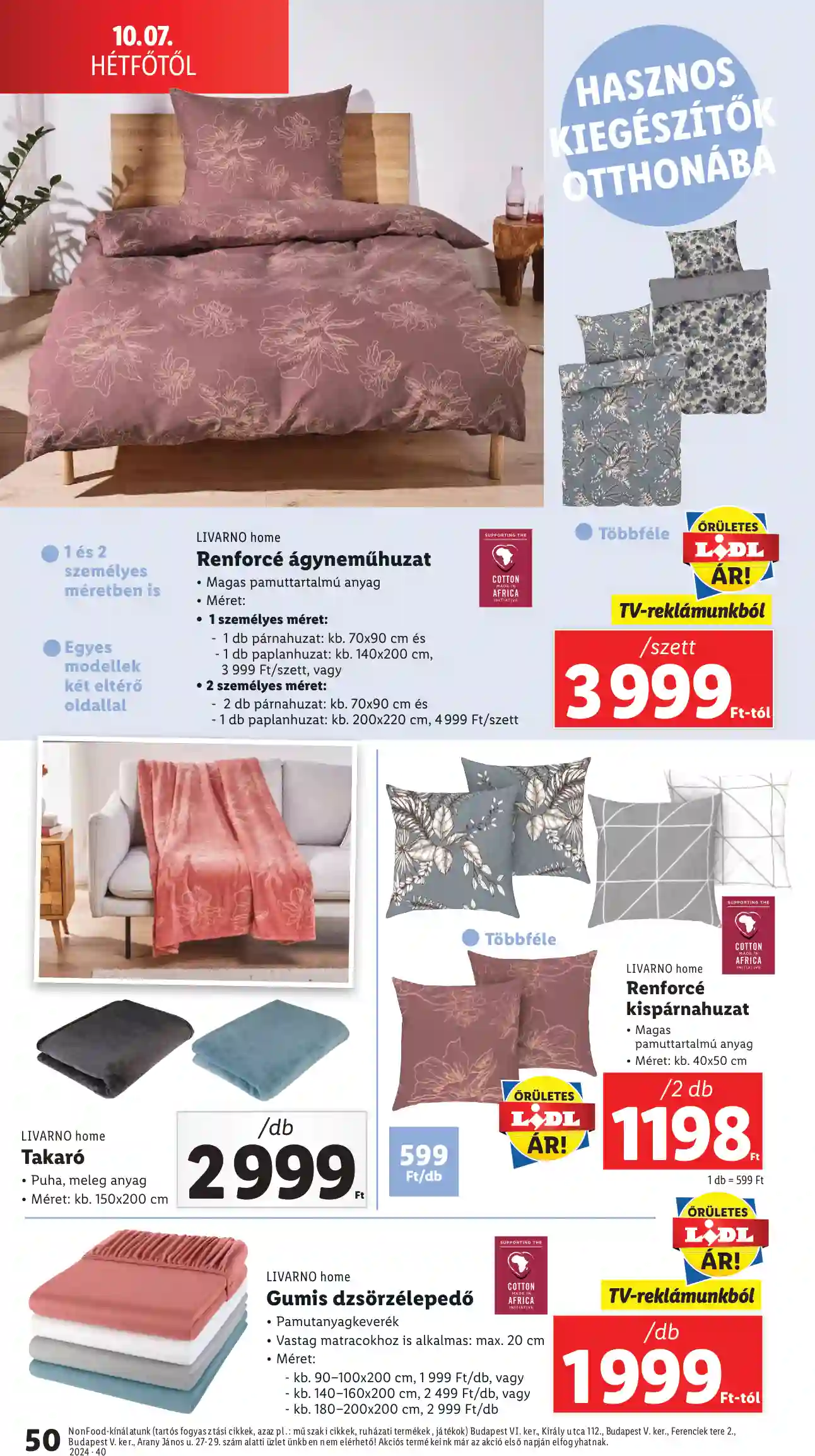 Lidl akciós újság 40. hét (45 oldal)