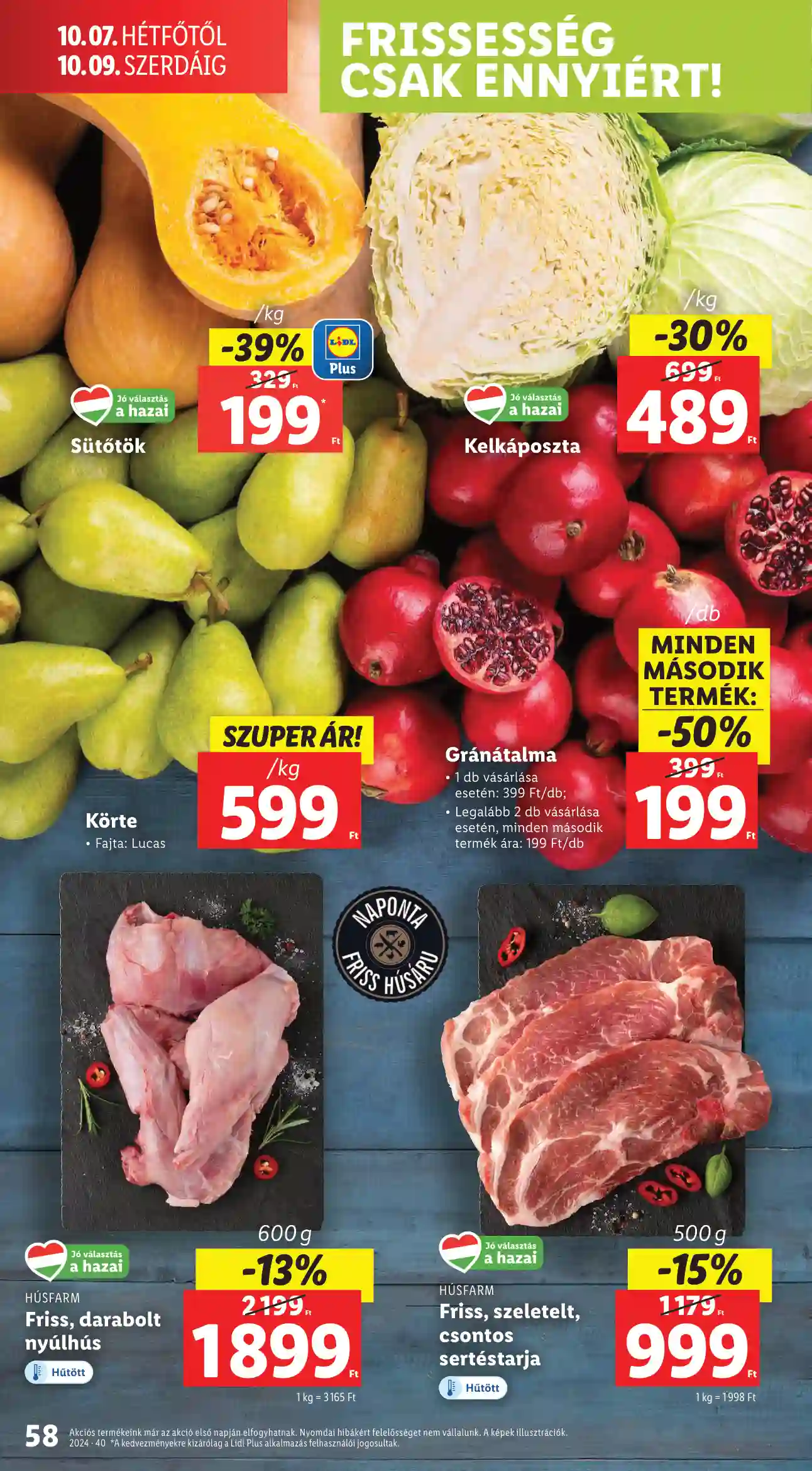 Lidl akciós újság 40. hét (54 oldal)