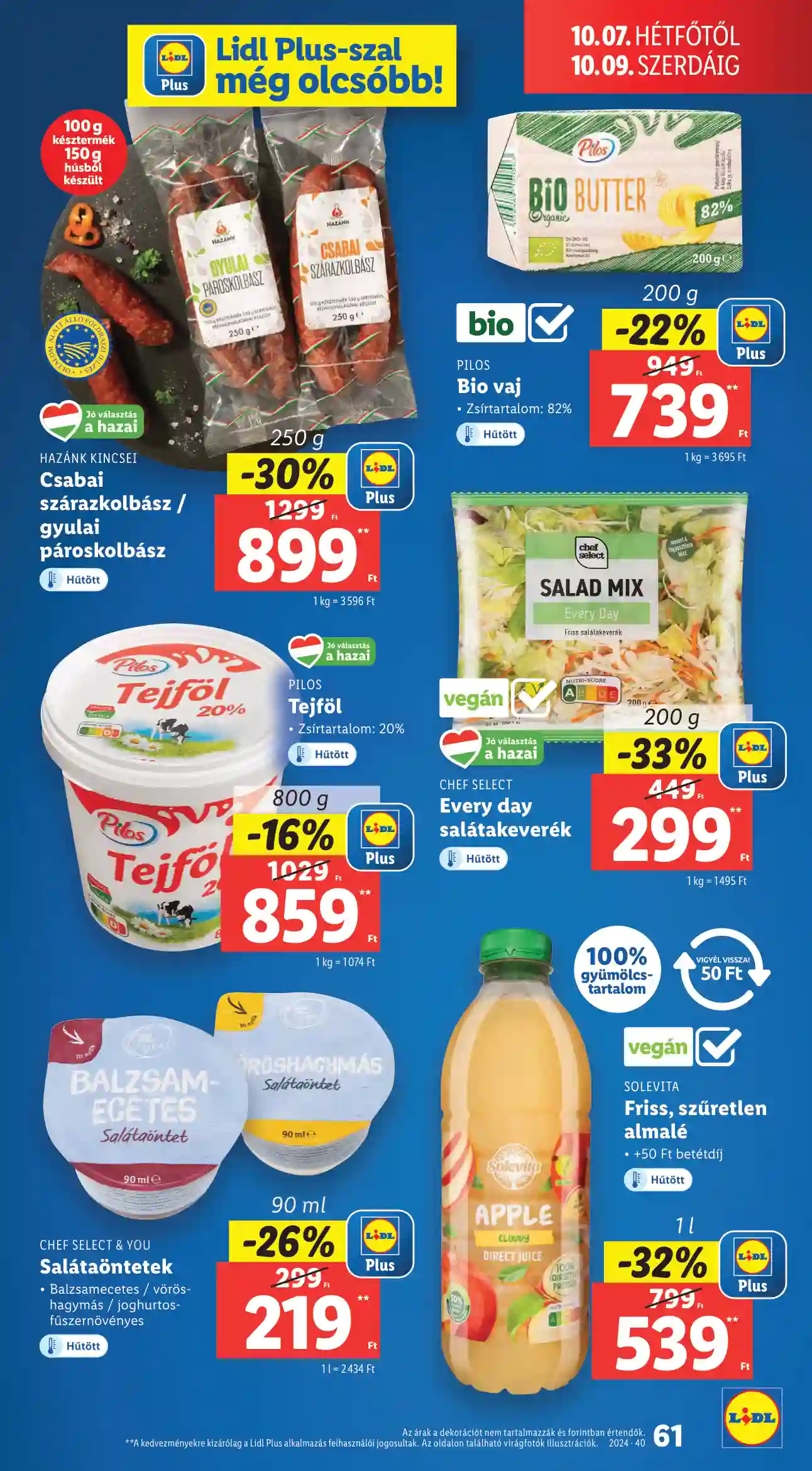 Lidl akciós újság 40. hét (58 oldal)