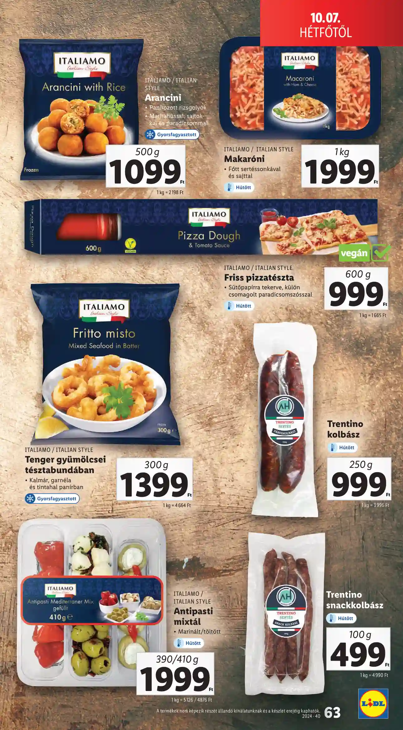 Lidl akciós újság 40. hét (60 oldal)