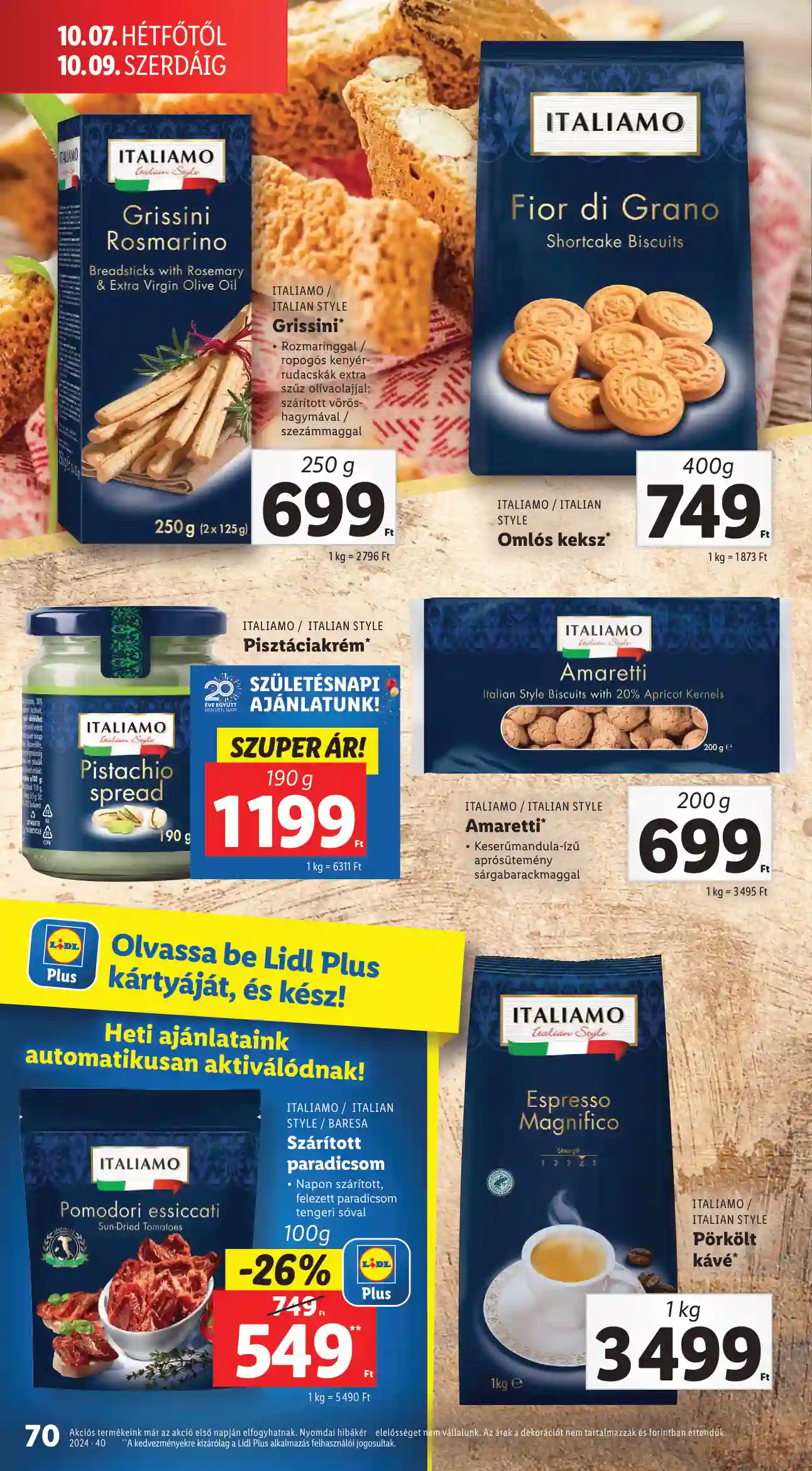 Lidl akciós újság 40. hét (67 oldal)