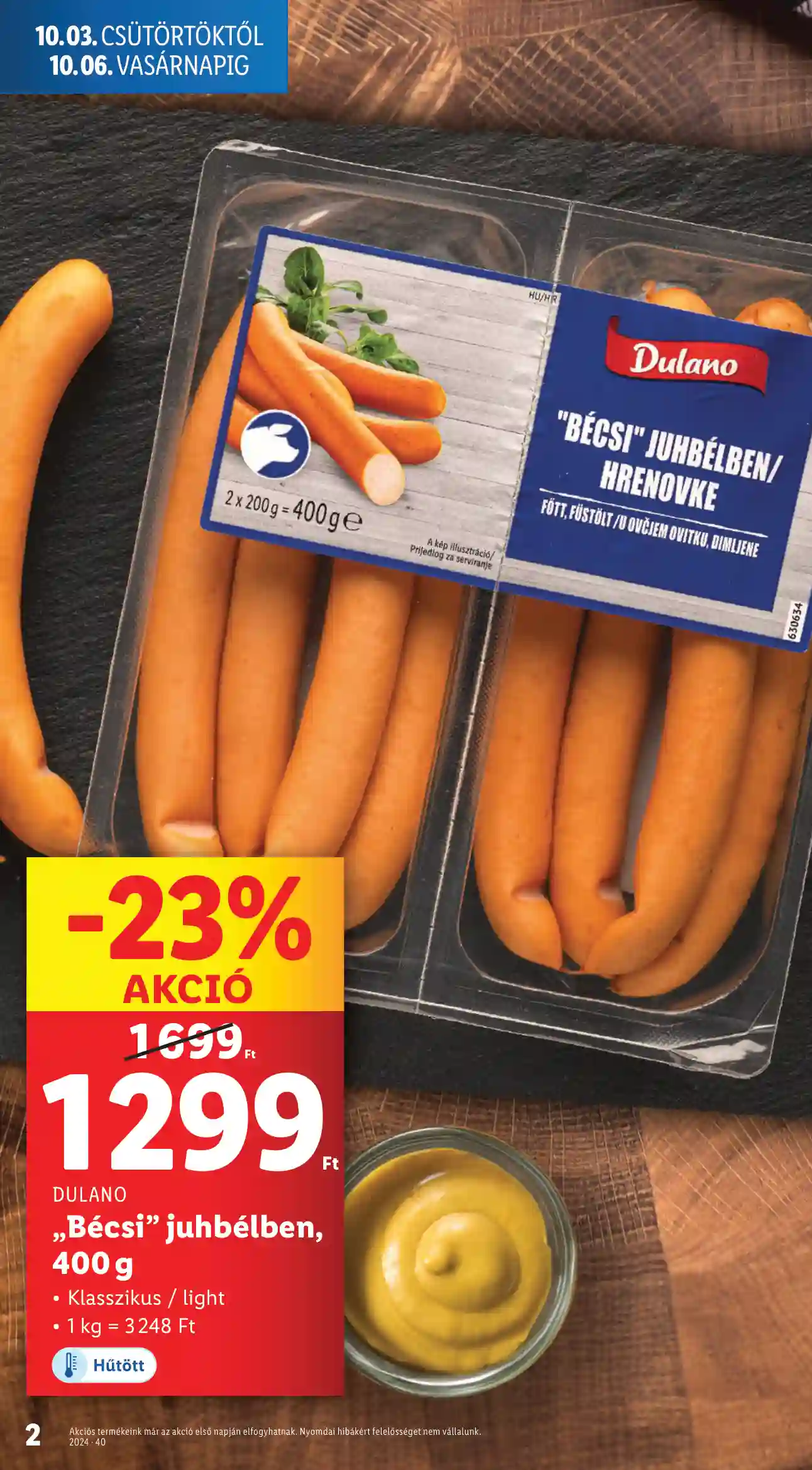 Lidl akciós újság 40. hét (Érvényes 10.03-tól) (2 oldal)