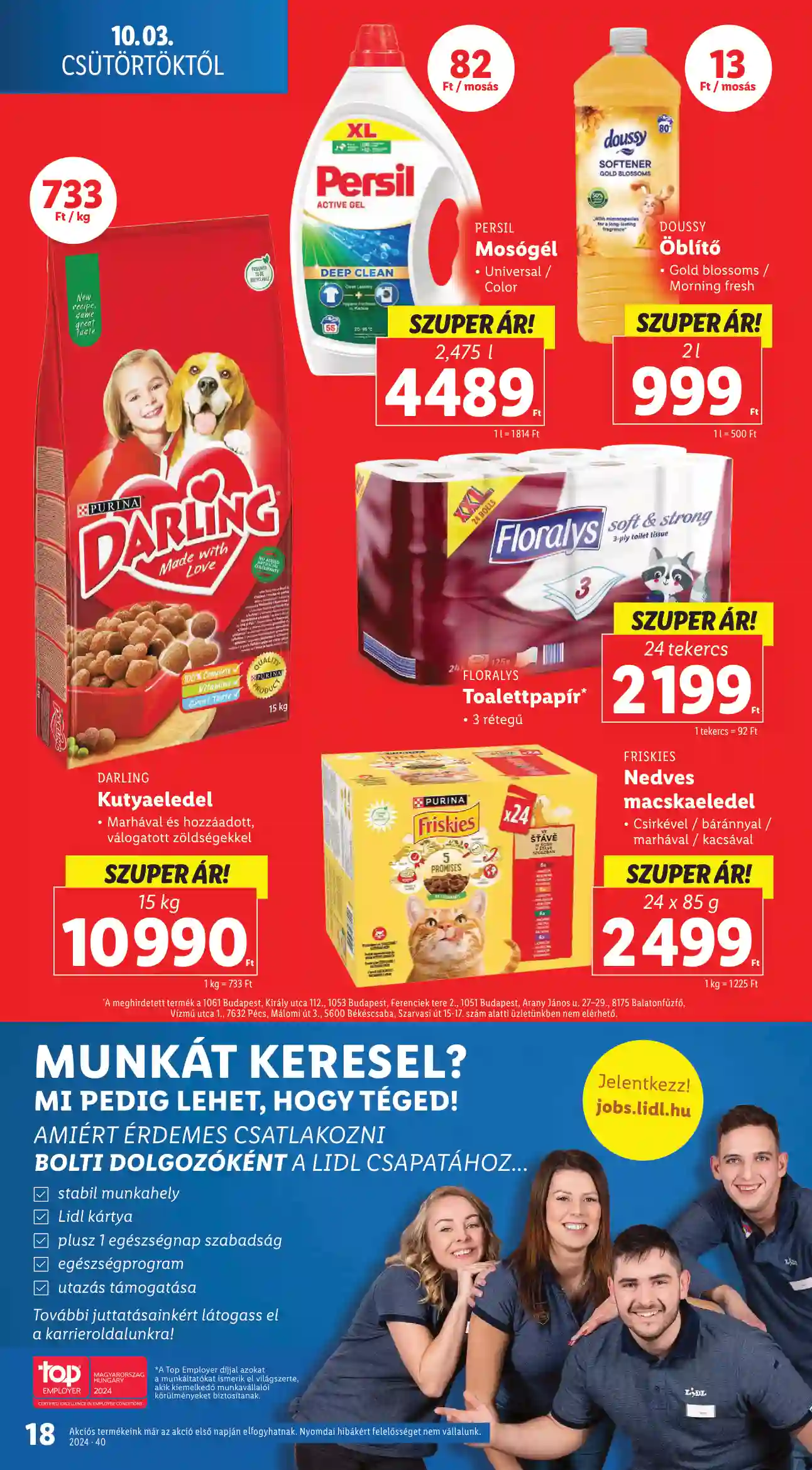 Lidl akciós újság 40. hét (Érvényes 10.03-tól) (10 oldal)