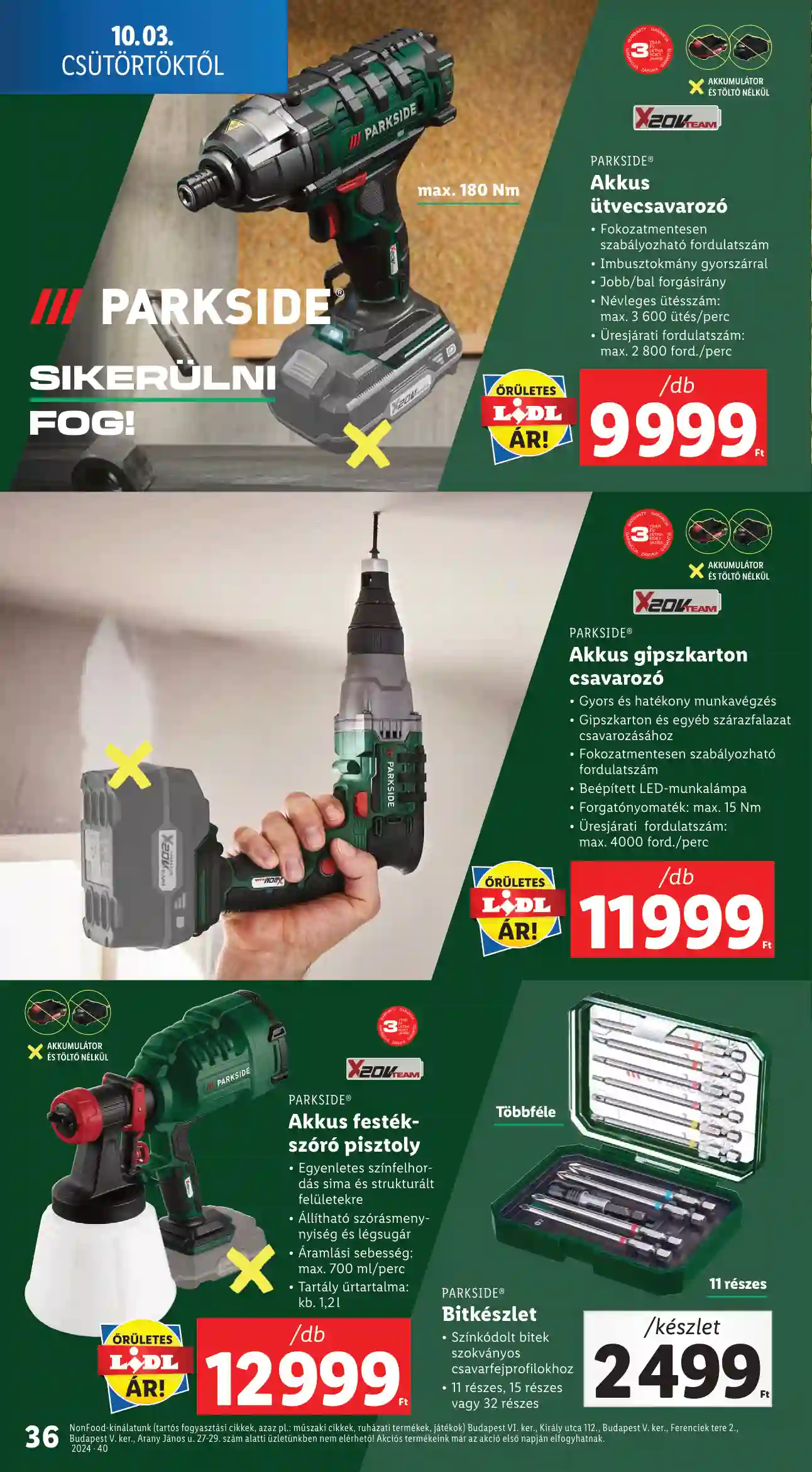 Lidl akciós újság 40. hét (Érvényes 10.03-tól) (30 oldal)