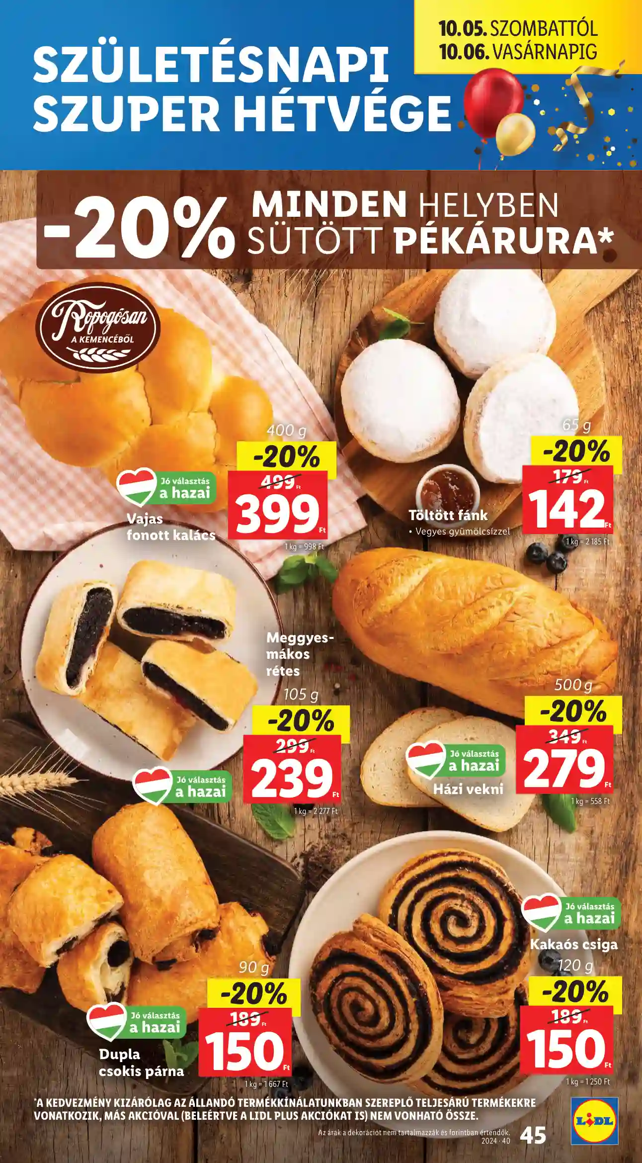 Lidl akciós újság 40. hét (Érvényes 10.03-tól) (40 oldal)