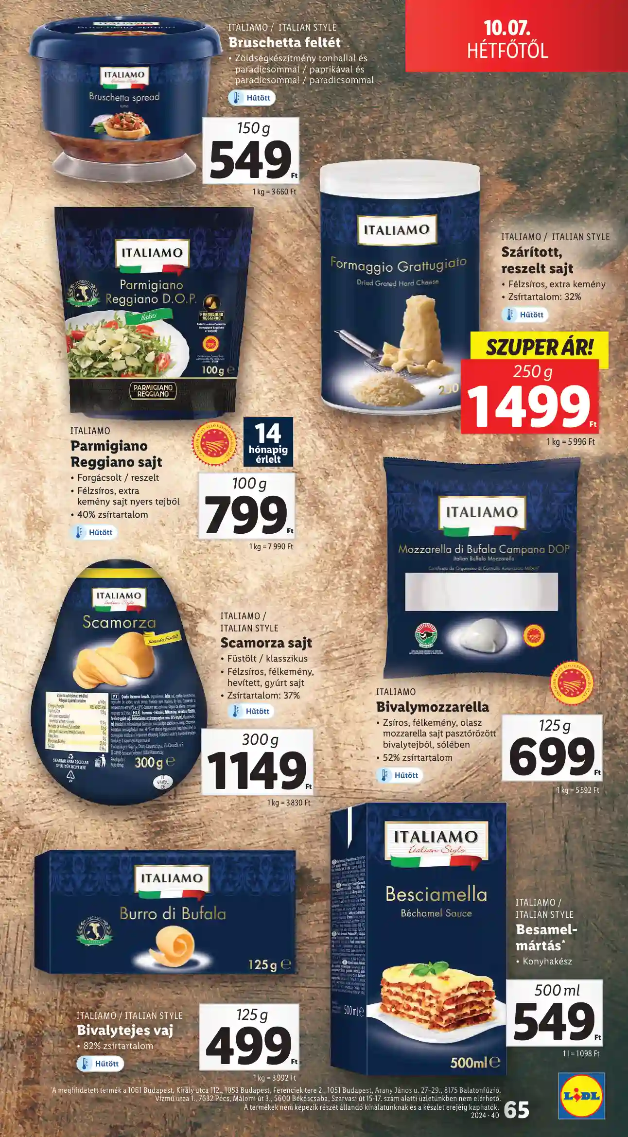 Lidl akciós újság 40. hét (Érvényes 10.03-tól) (62 oldal)
