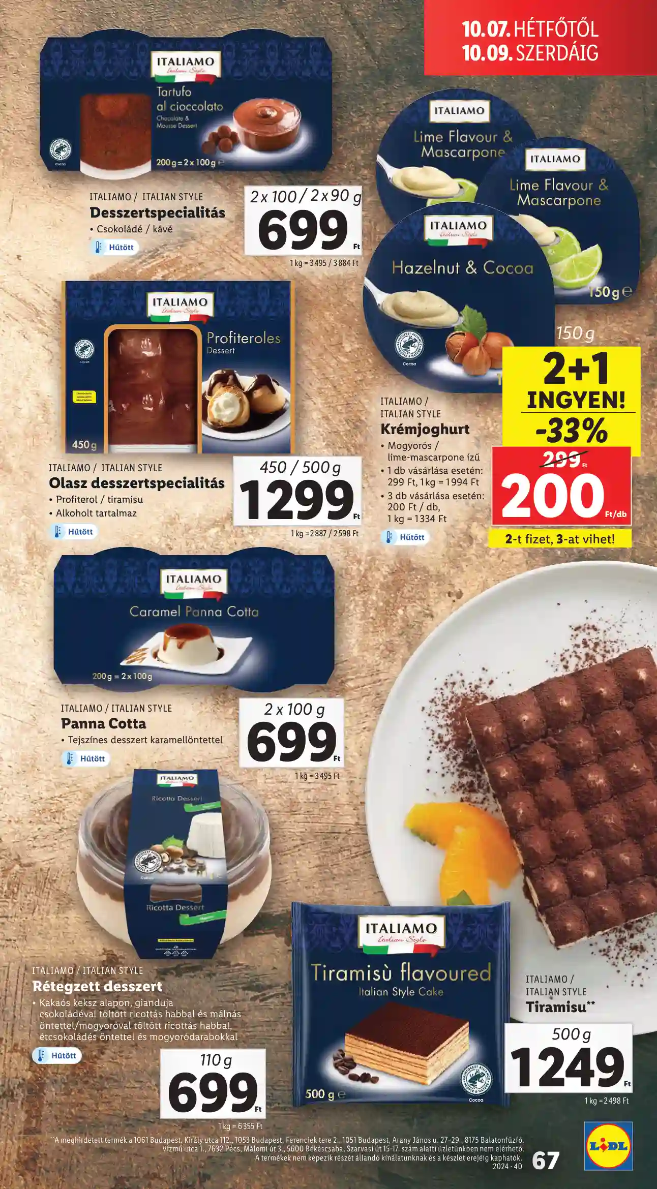 Lidl akciós újság 40. hét (Érvényes 10.03-tól) (64 oldal)
