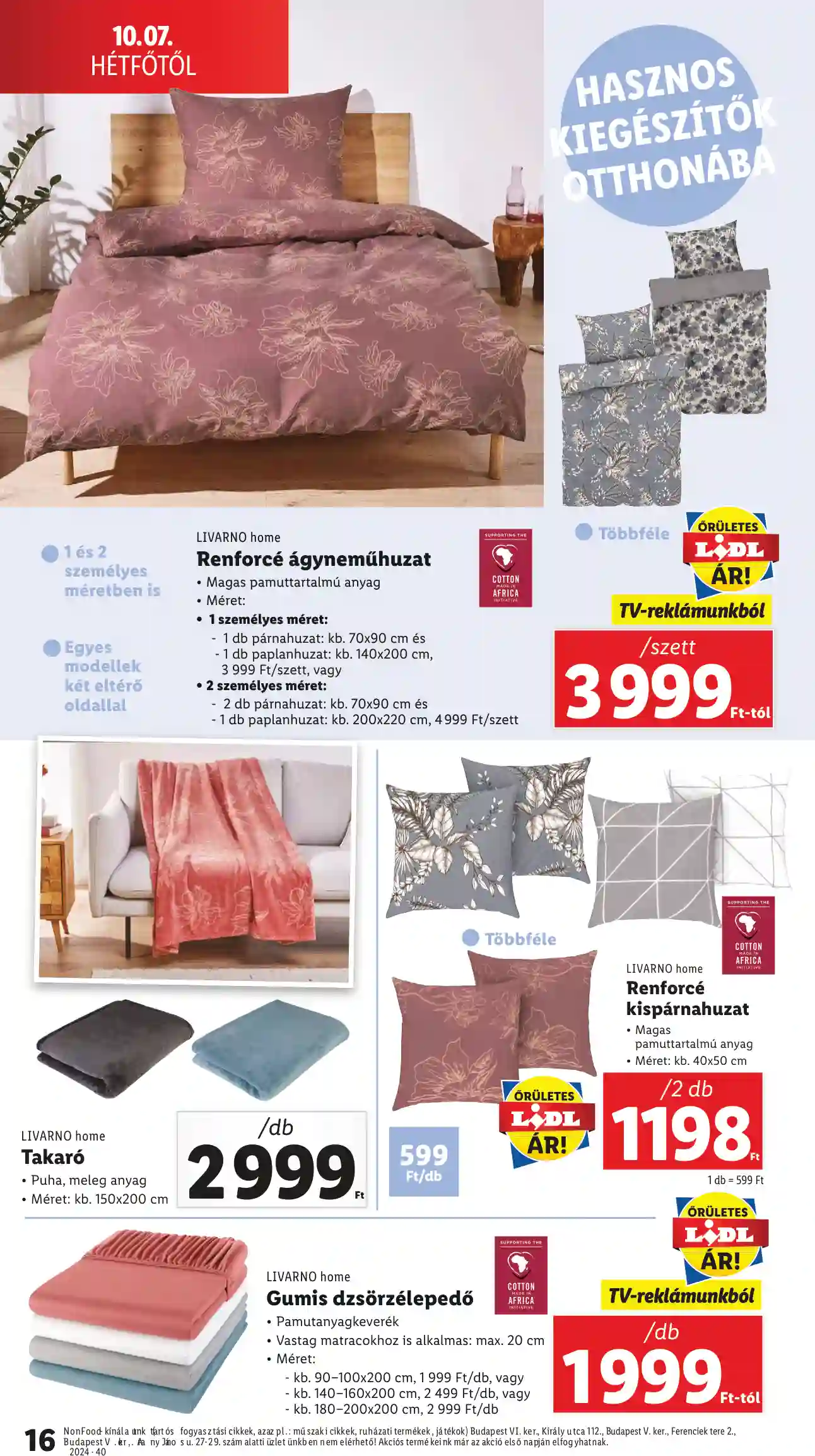 Lidl akciós újság 40. hét (8 oldal)