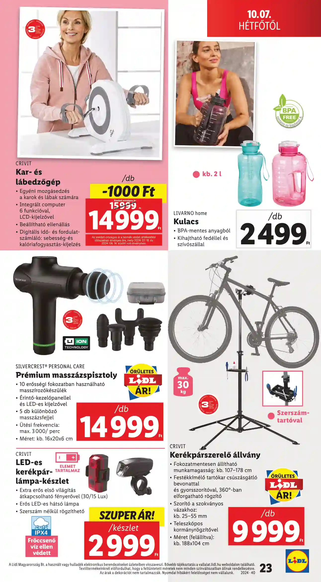 Lidl akciós újság 40. hét (16 oldal)
