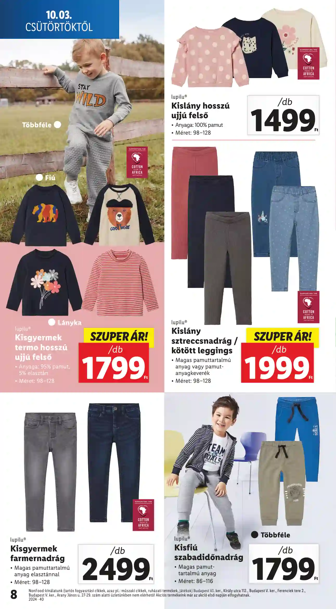 Lidl akciós újság 40. hét (21 oldal)