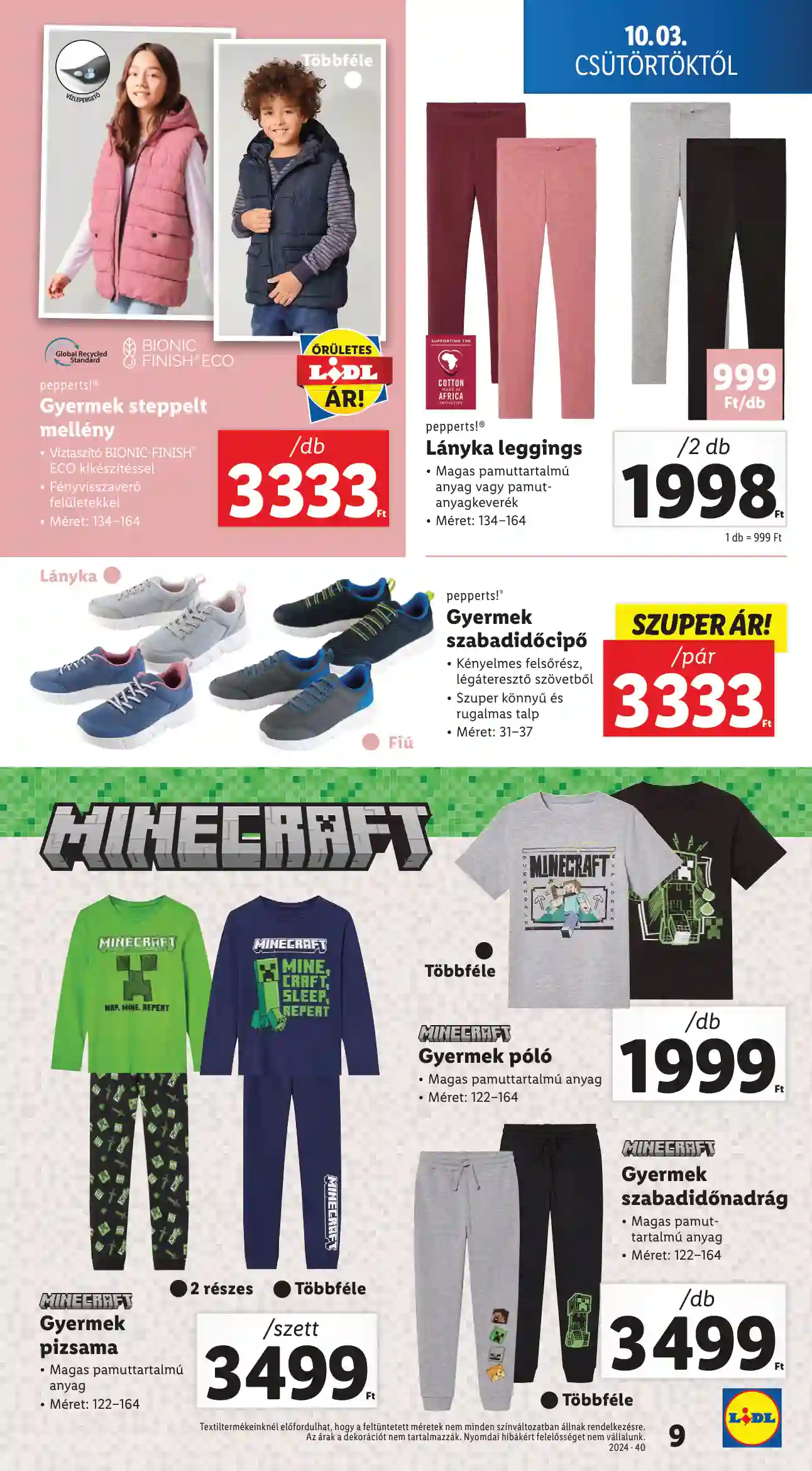 Lidl akciós újság 40. hét (22 oldal)