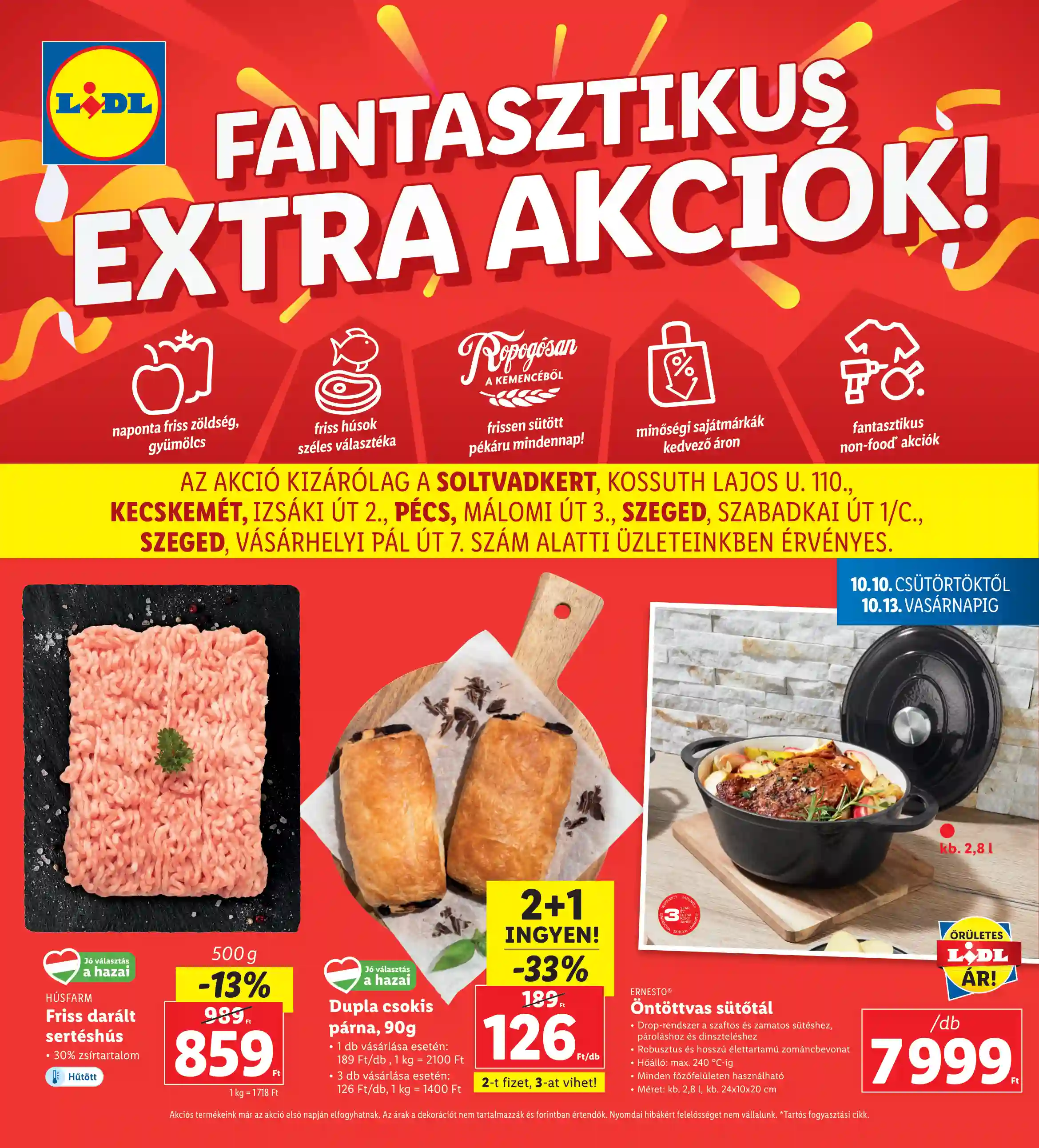 LIDL Regionális akciók 41.hét