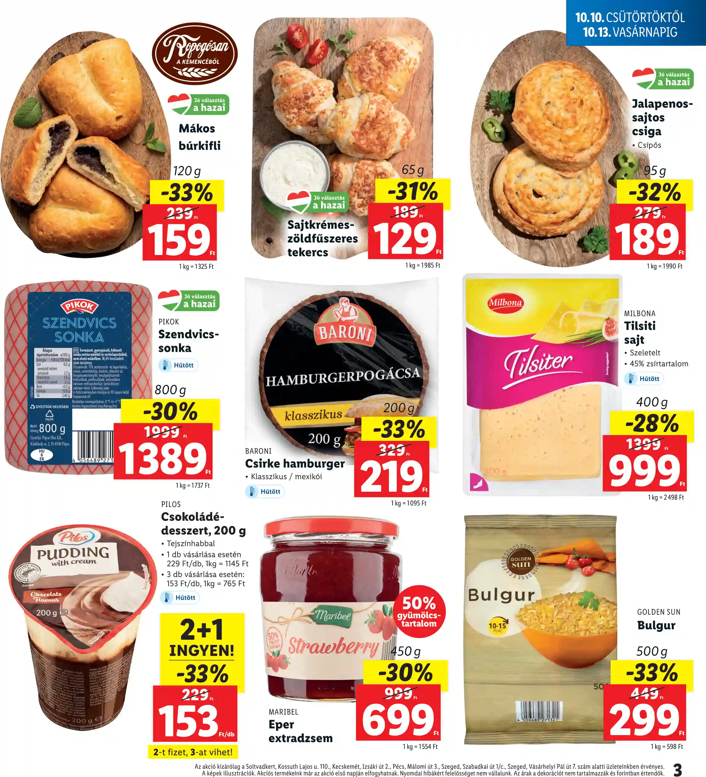 Lidl akciós újság 41. hét (Regionális akciók) (3 oldal)