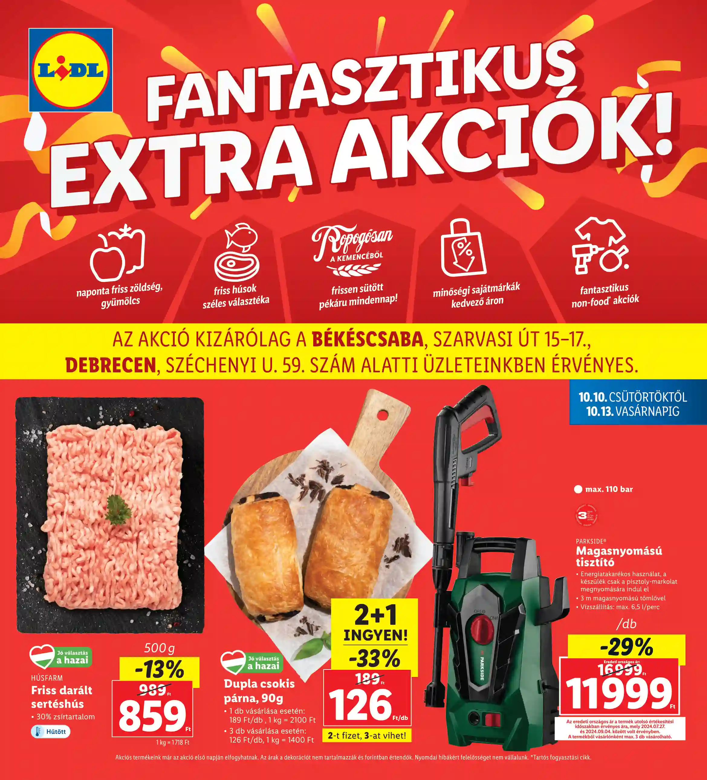 LIDL Regionális akciók 41.hét