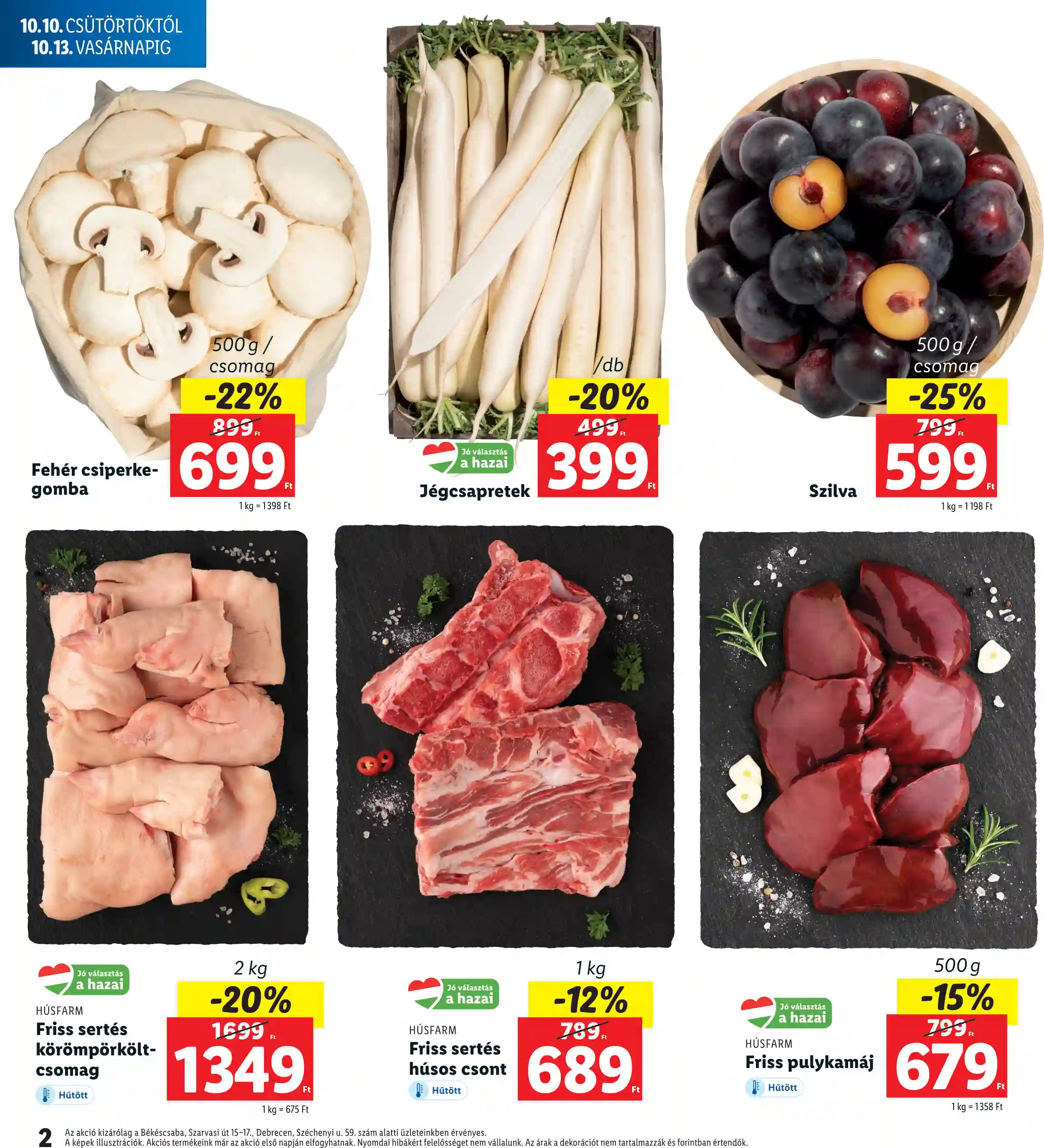 Lidl akciós újság 41. hét (Regionális akciók) (2 oldal)