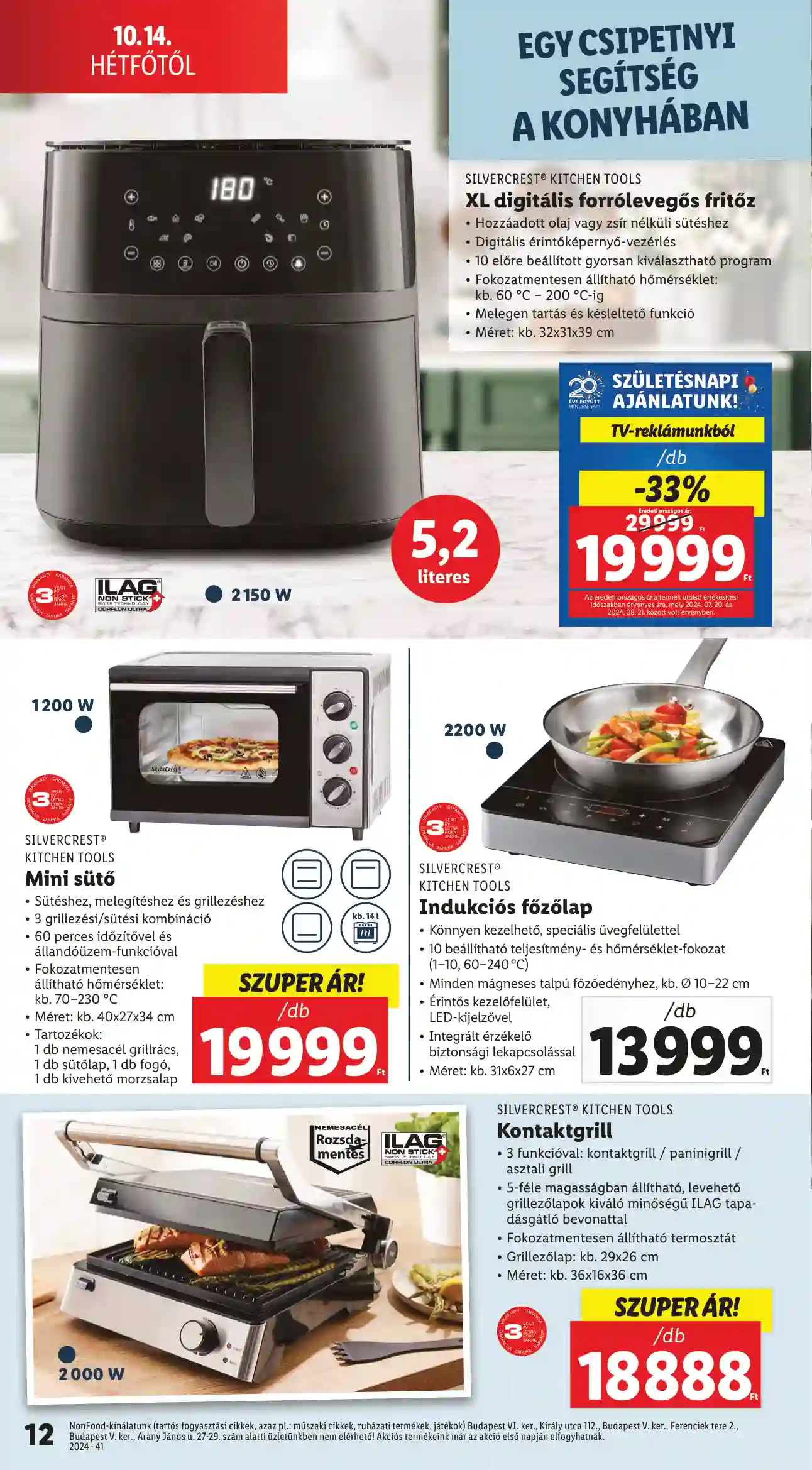 Lidl akciós újság 41. hét (Érvényes 10.10-től) (4 oldal)