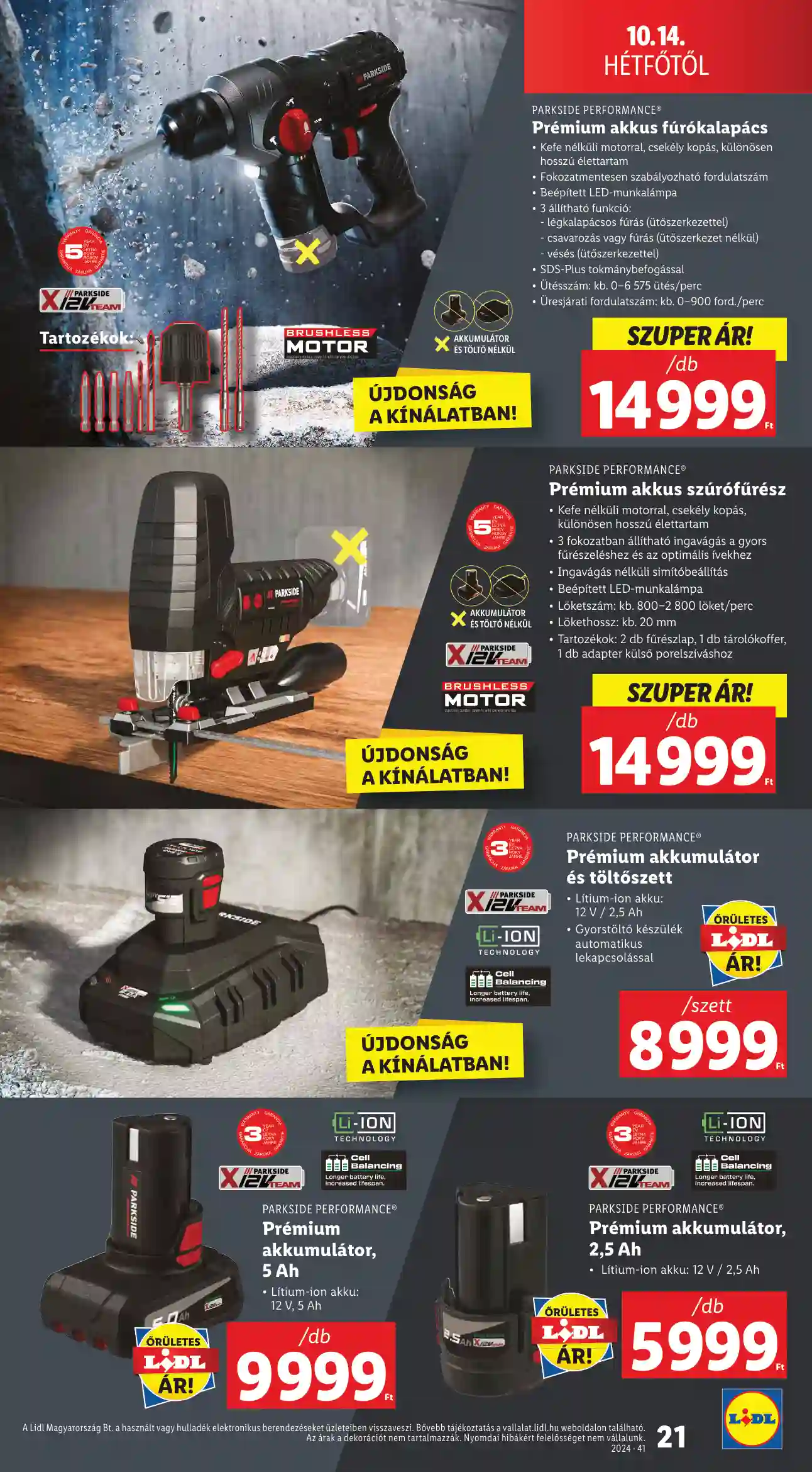 Lidl akciós újság 41. hét (Érvényes 10.10-től) (14 oldal)