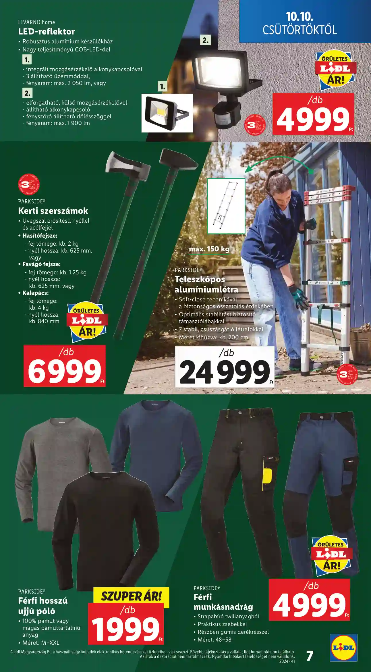 Lidl akciós újság 41. hét (Érvényes 10.10-től) (18 oldal)