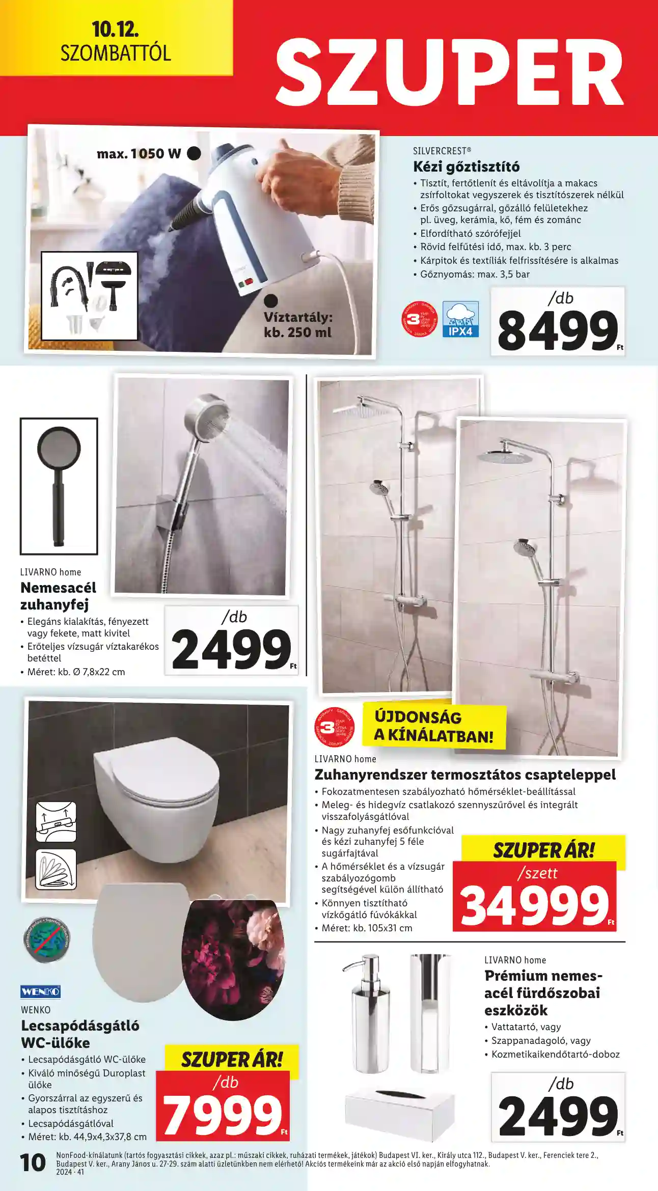 Lidl akciós újság 41. hét (Érvényes 10.10-től) (21 oldal)