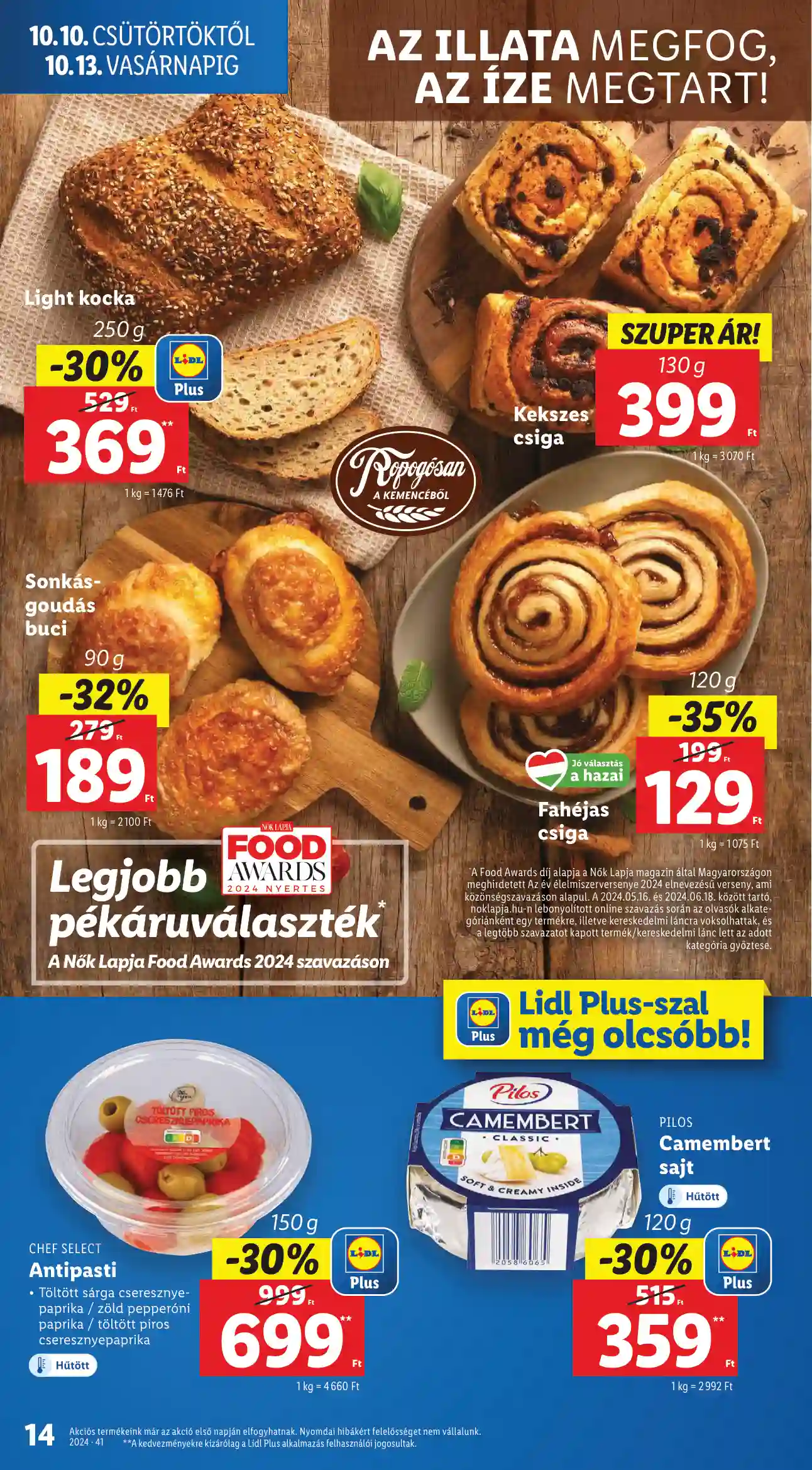 Lidl akciós újság 41. hét (Érvényes 10.10-től) (6 oldal)