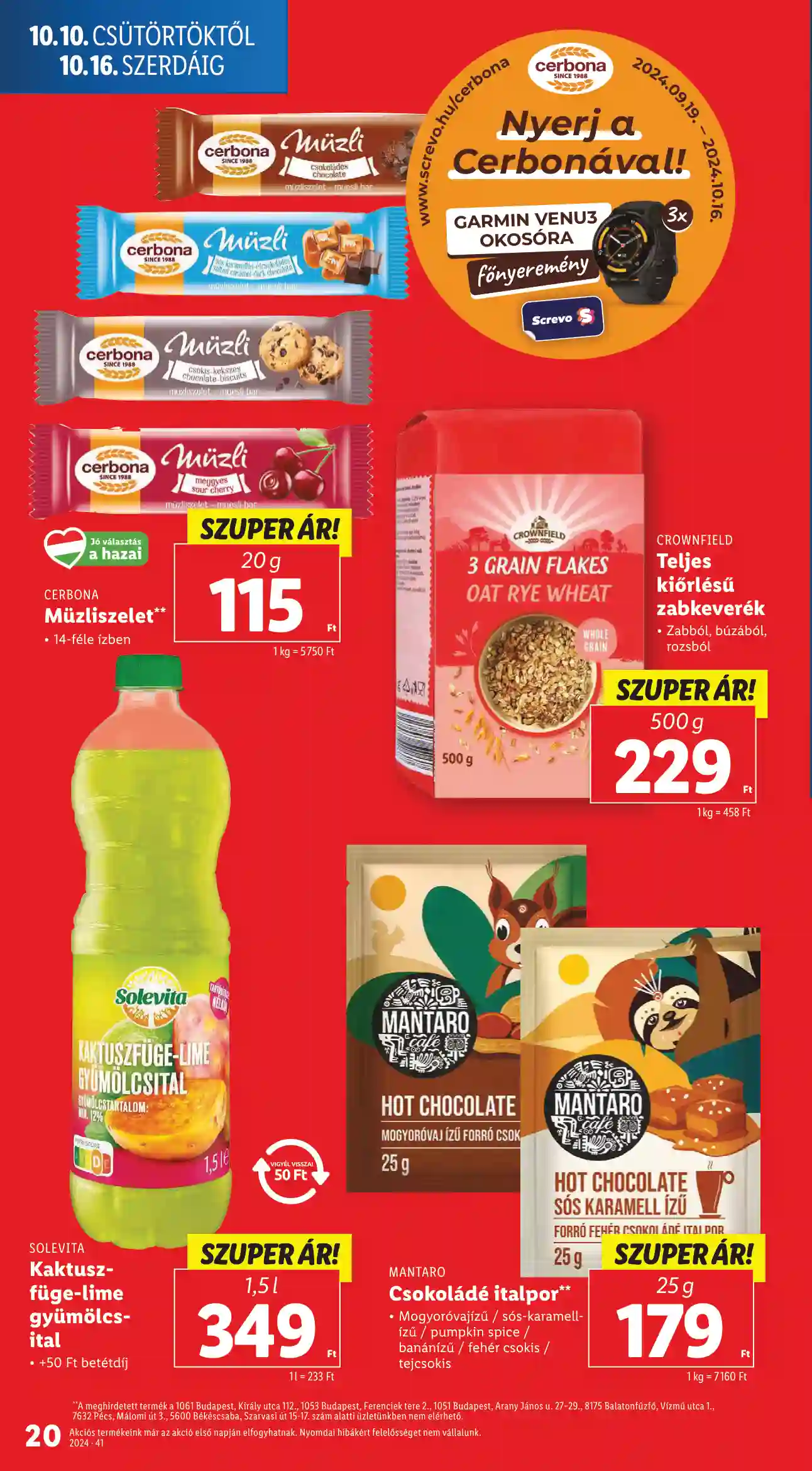 Lidl akciós újság 41. hét (Érvényes 10.10-től) (12 oldal)