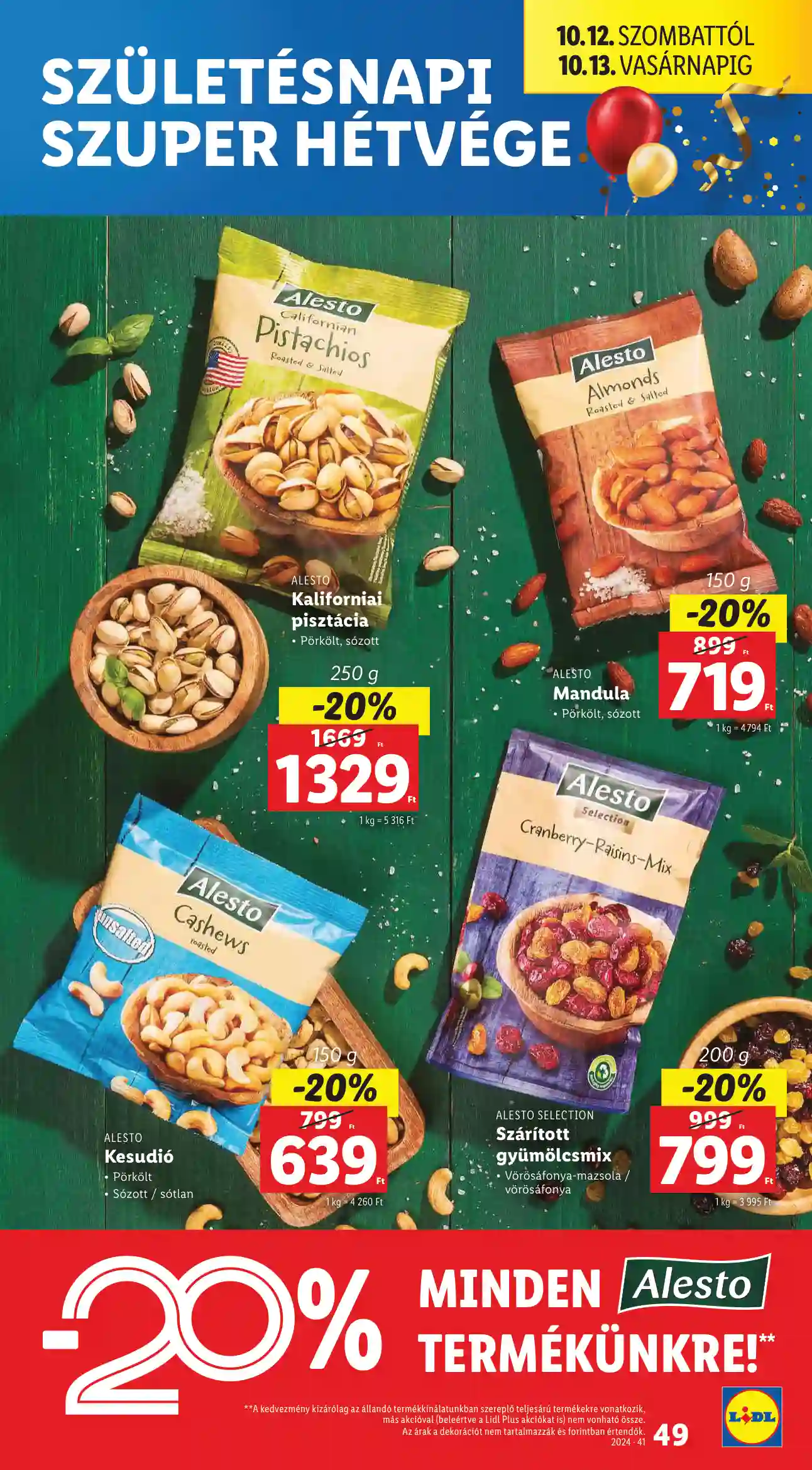 Lidl akciós újság 41. hét (Érvényes 10.10-től) (44 oldal)