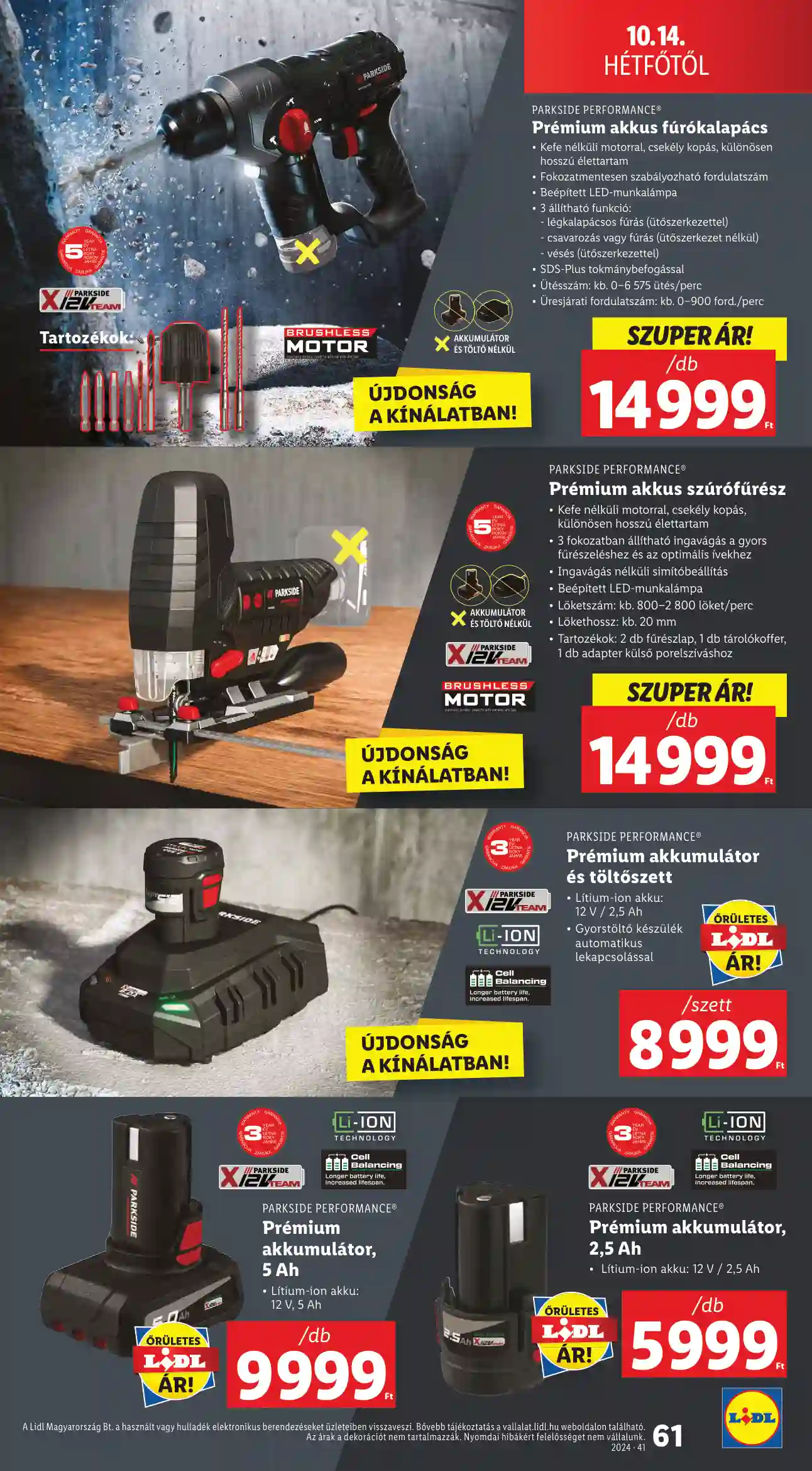 Lidl akciós újság 41. hét (Érvényes 10.10-től) (58 oldal)