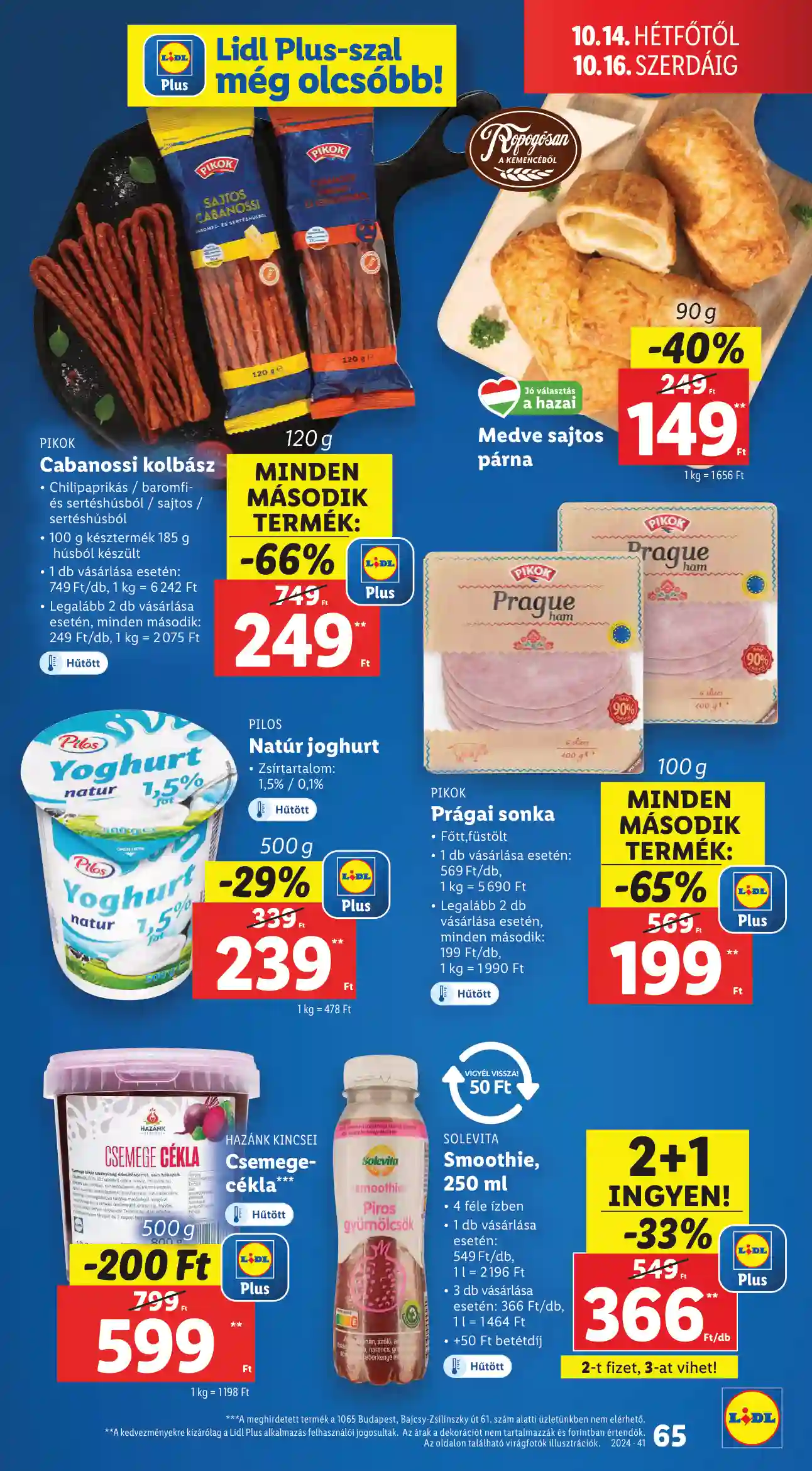 Lidl akciós újság 41. hét (Érvényes 10.10-től) (62 oldal)