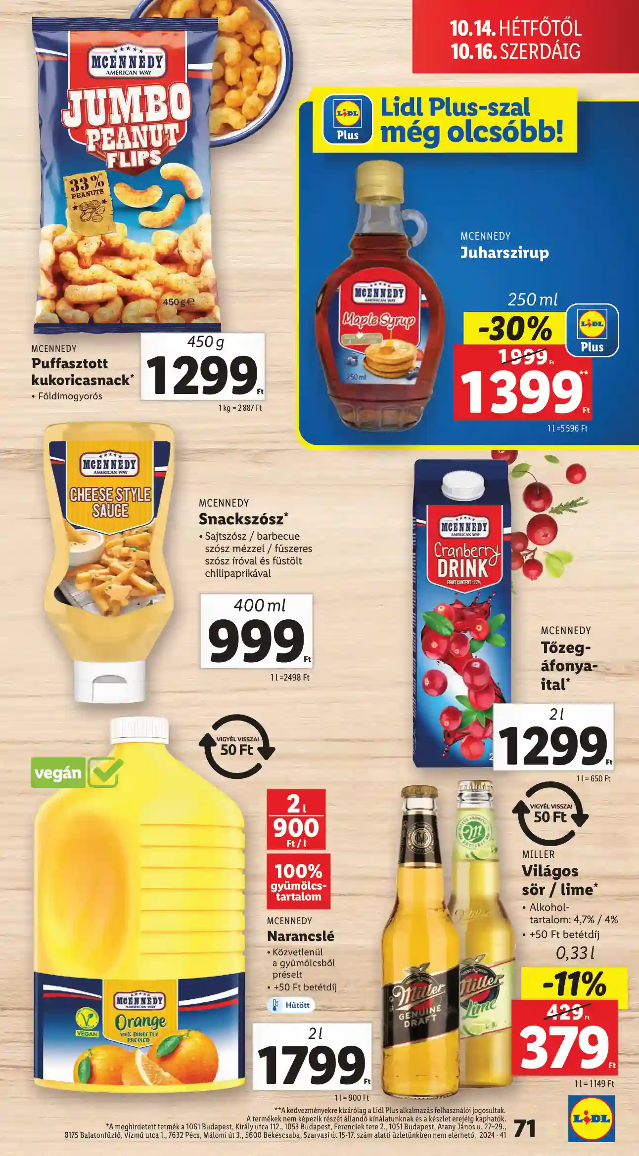 Lidl akciós újság 41. hét (Érvényes 10.10-től) (69 oldal)