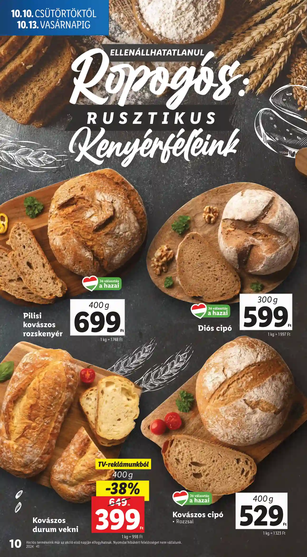 Lidl akciós újság 41. hét (Érvényes 10.10-től) (72 oldal)