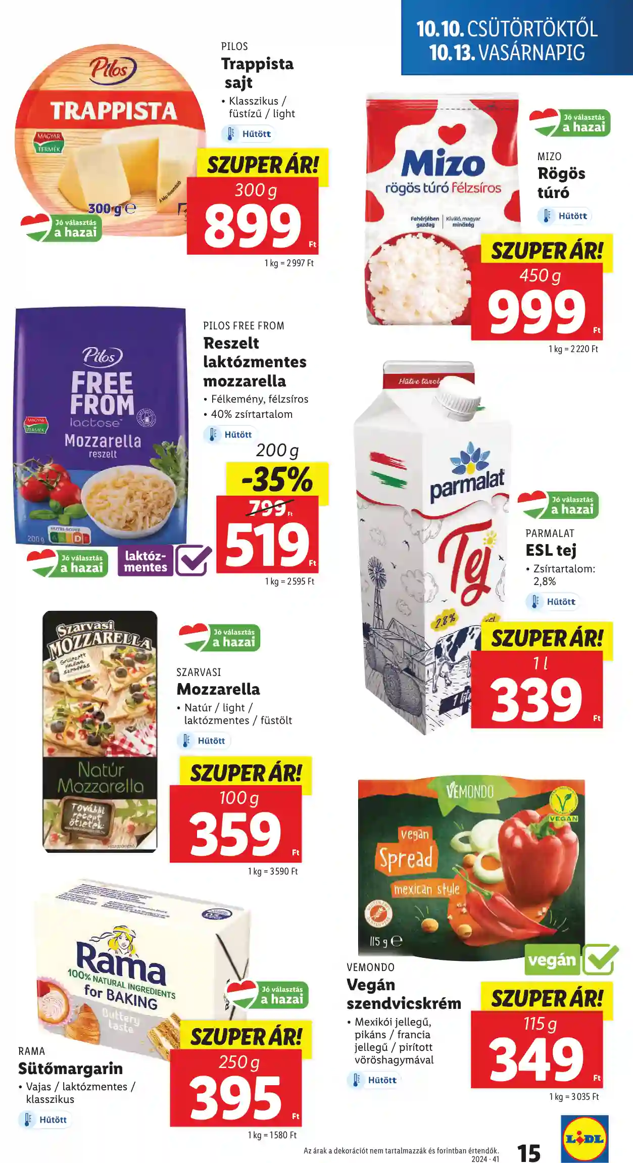 Lidl akciós újság 41. hét (Érvényes 10.10-től) (7 oldal)