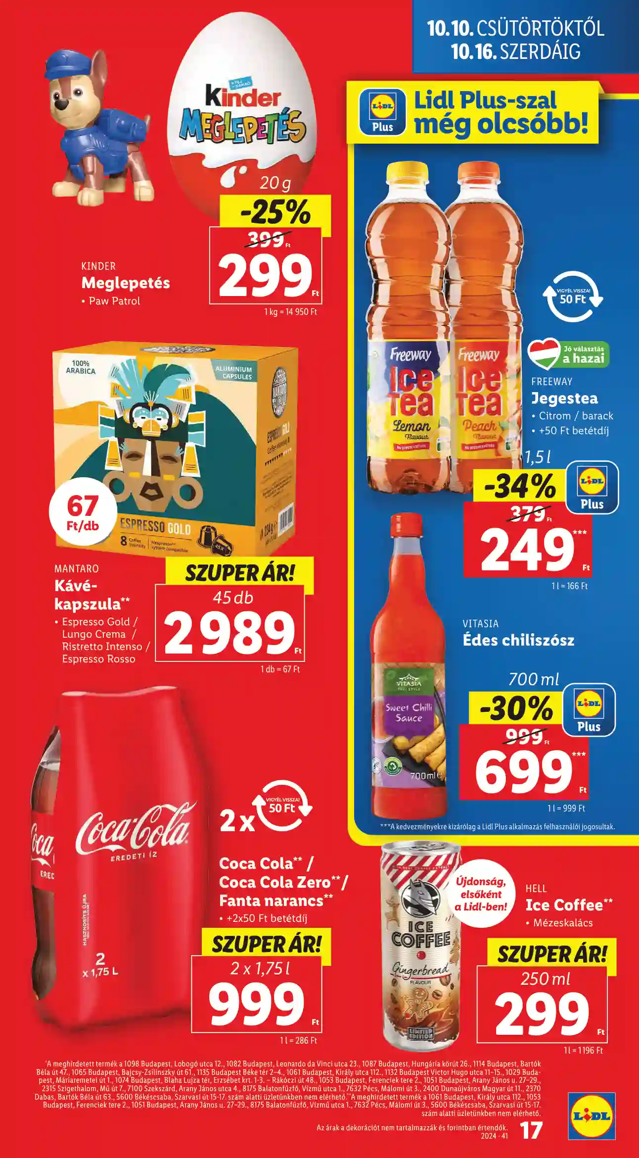 Lidl akciós újság 41. hét (Érvényes 10.10-től) (9 oldal)