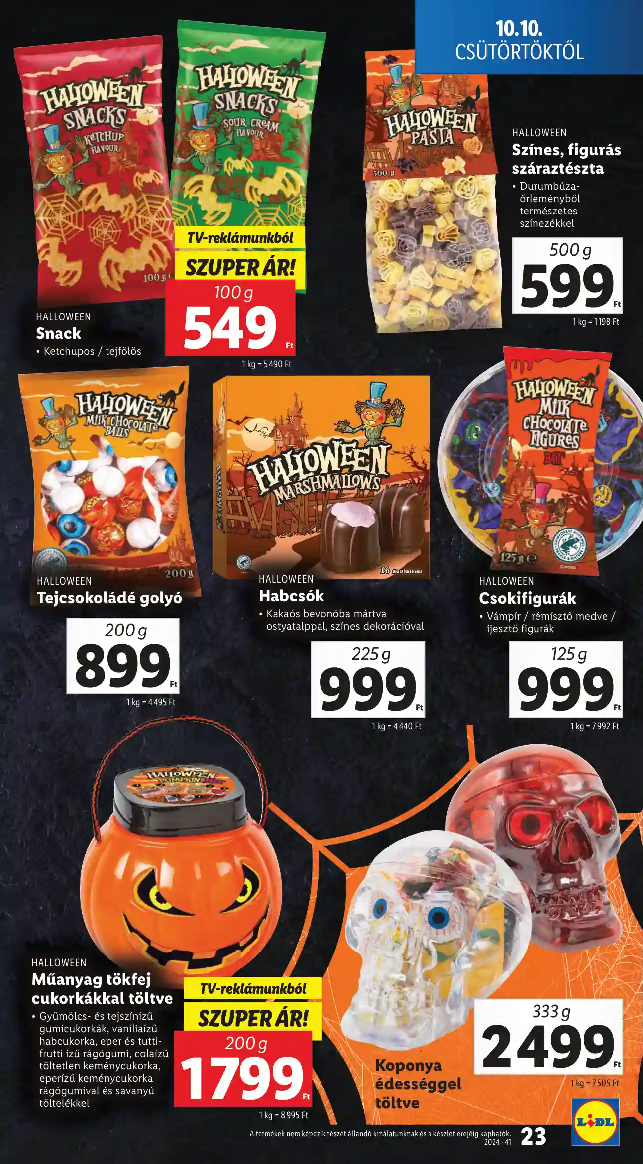 Lidl akciós újság 41. hét (Érvényes 10.10-től) (16 oldal)