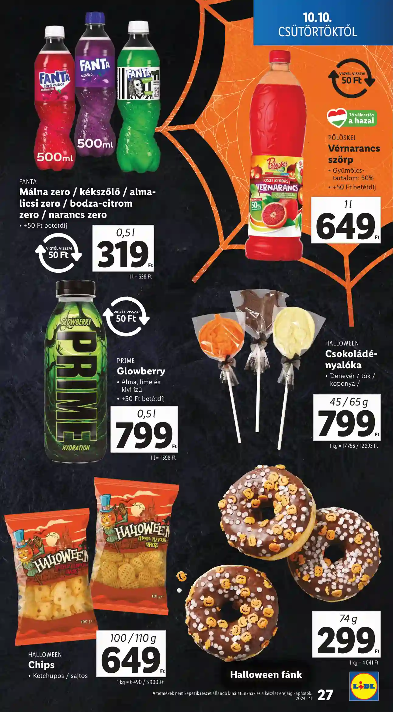 Lidl akciós újság 41. hét (Érvényes 10.10-től) (20 oldal)