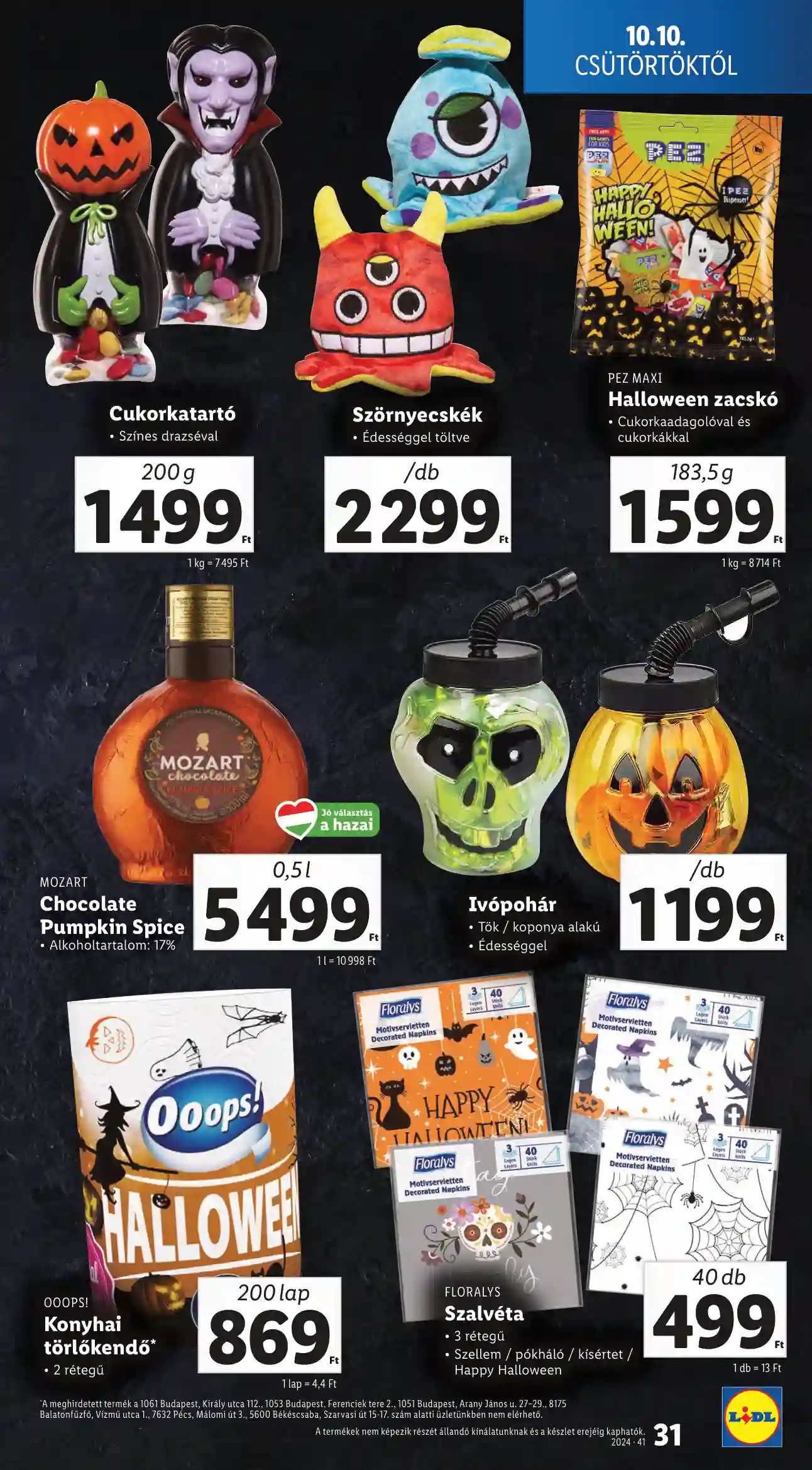 Lidl akciós újság 41. hét (Érvényes 10.10-től) (25 oldal)