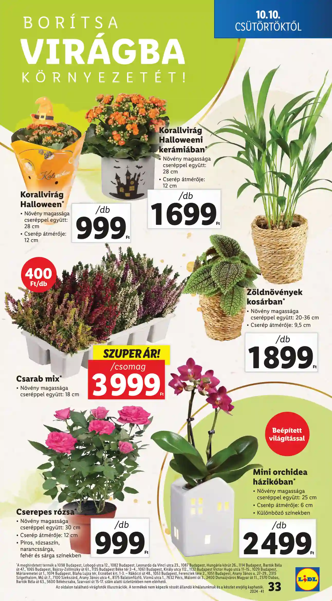 Lidl akciós újság 41. hét (Érvényes 10.10-től) (27 oldal)
