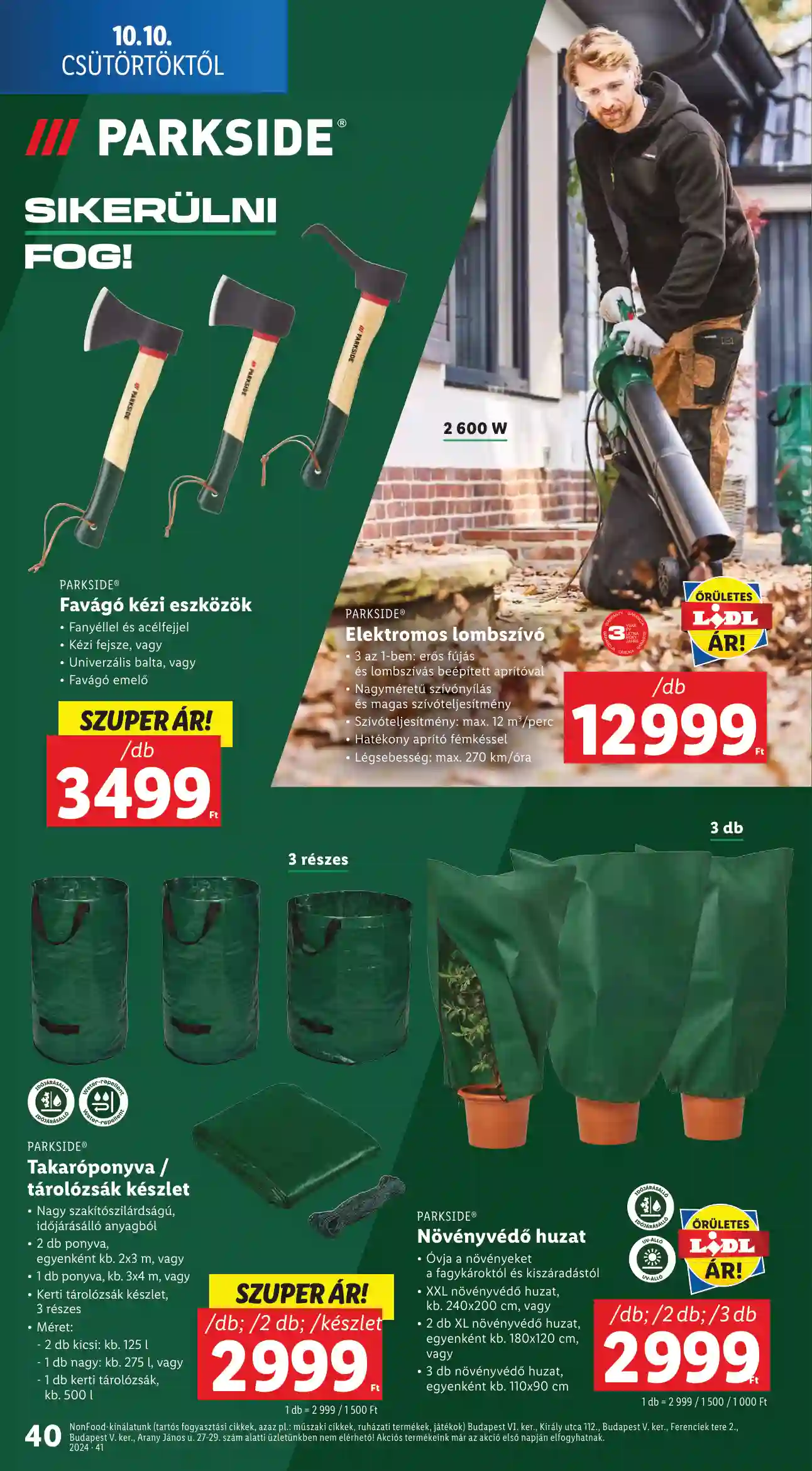 Lidl akciós újság 41. hét (Érvényes 10.10-től) (34 oldal)