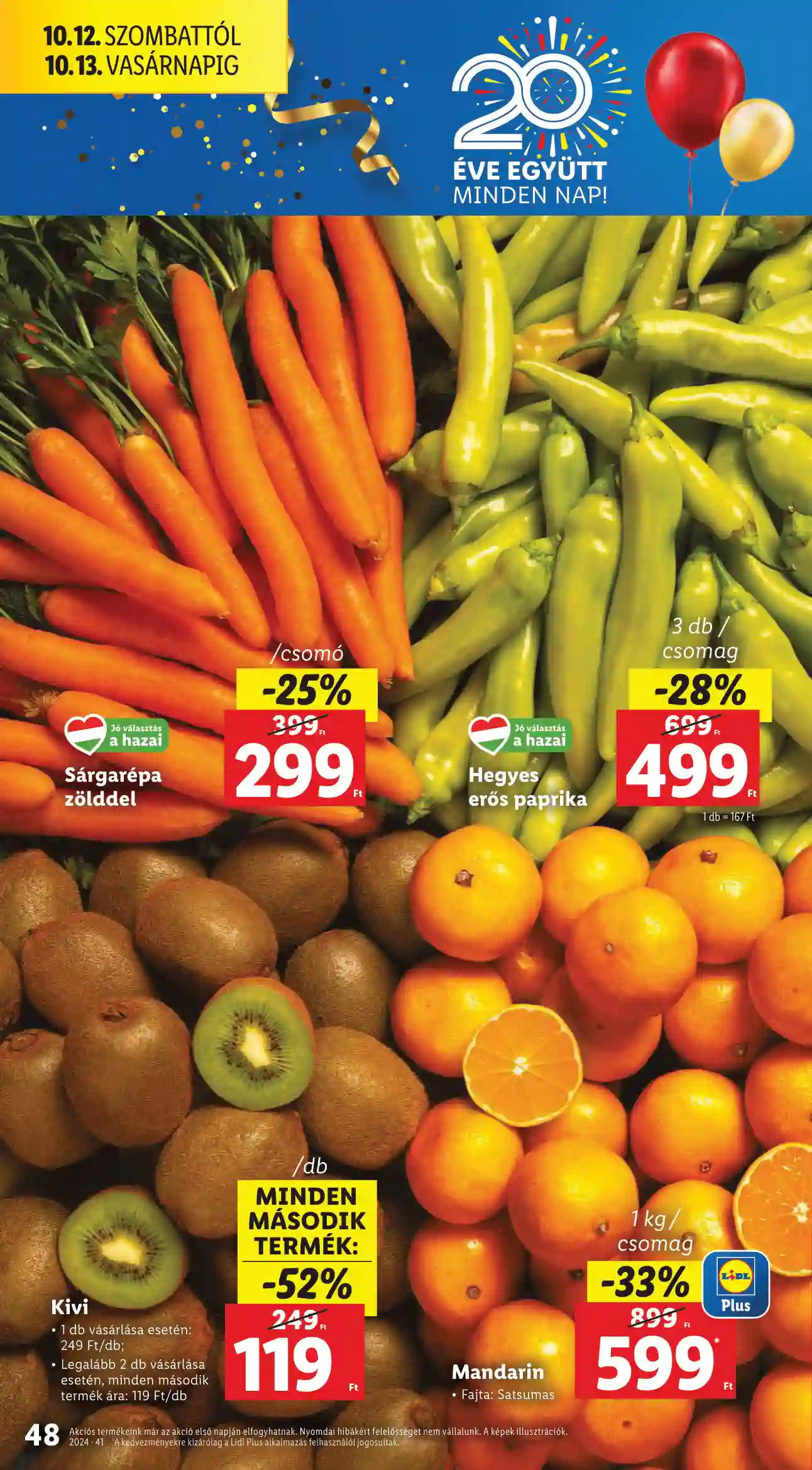 Lidl akciós újság 41. hét (Érvényes 10.10-től) (43 oldal)